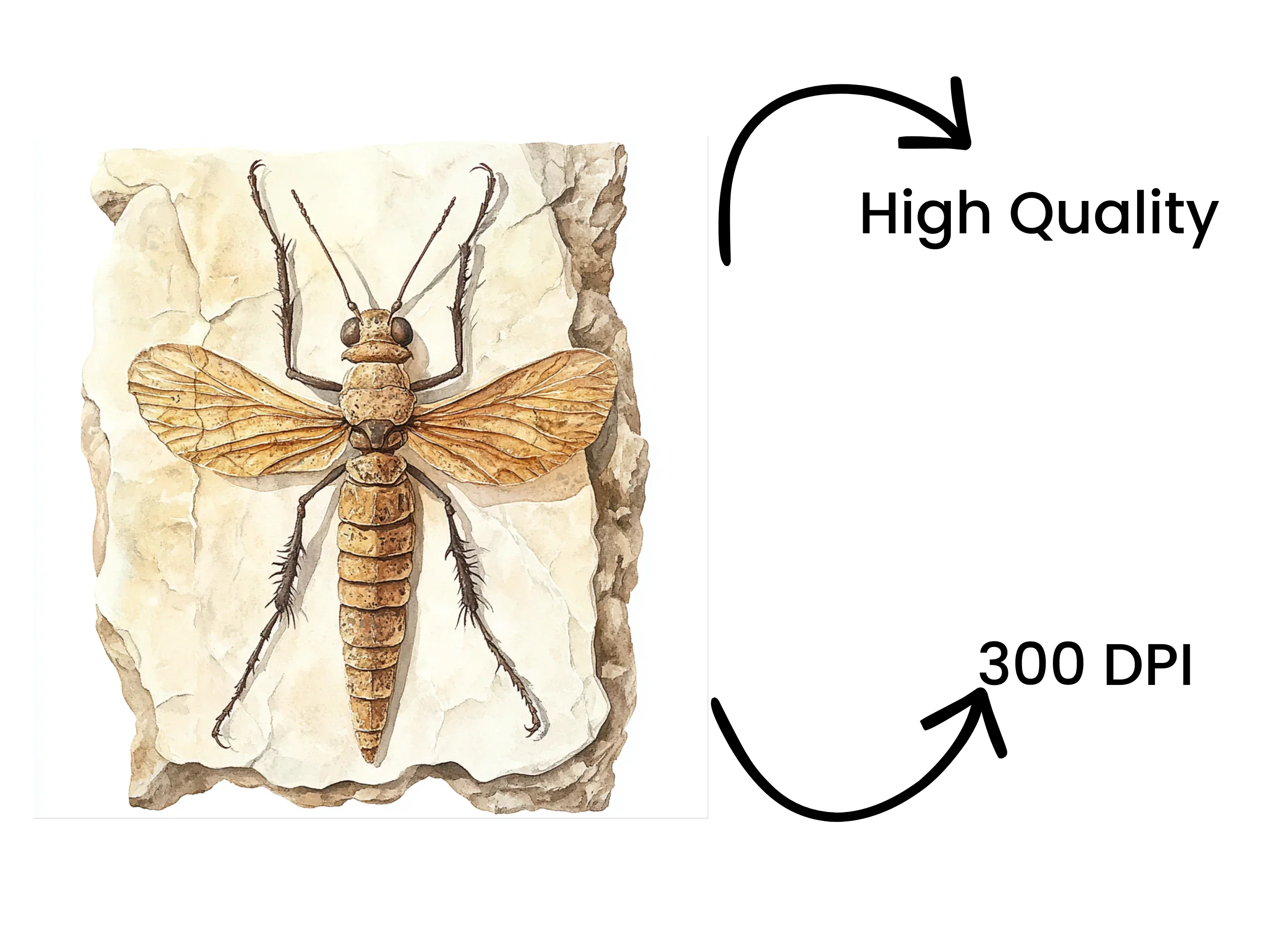 Fossilized Beetle Clipart Bundle - Image 4