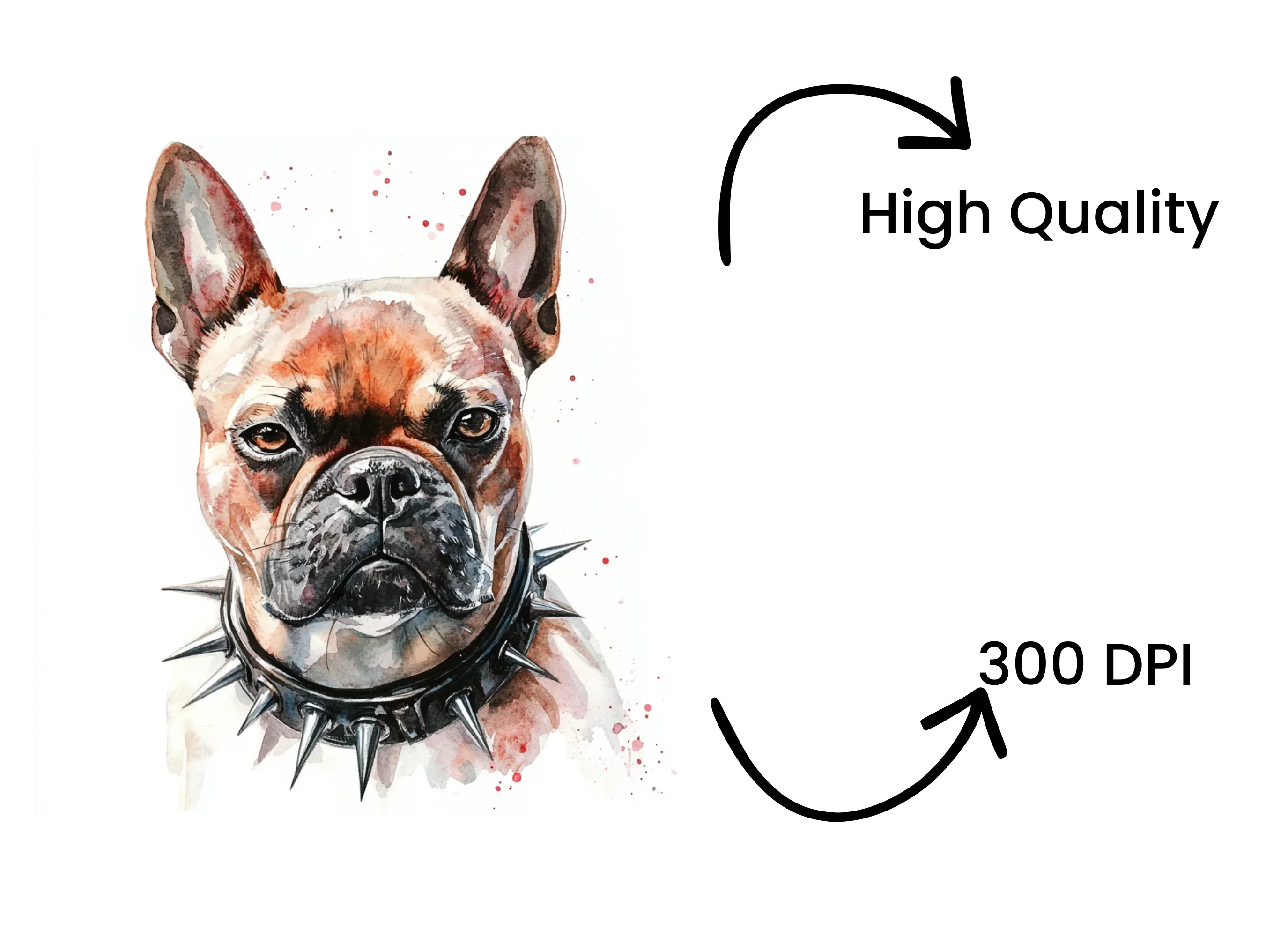 French Bulldog Clipart Bundle - Image 4