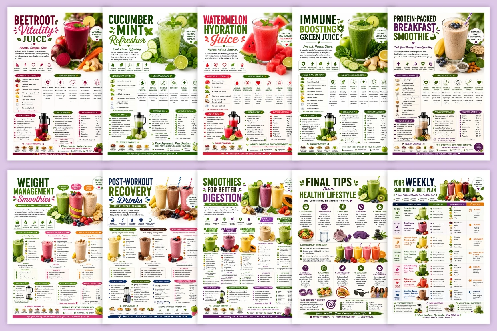 Fresh Blend Recipes For Health Energy Wellness - Image 3