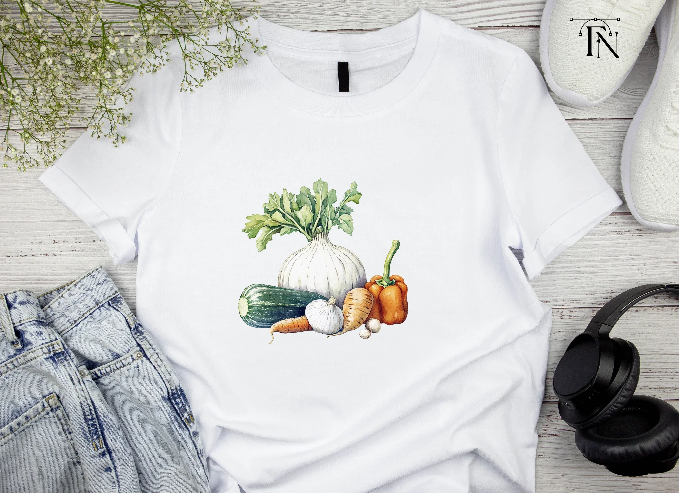 Fresh Garden Vegetables Clipart Bundle - Image 6