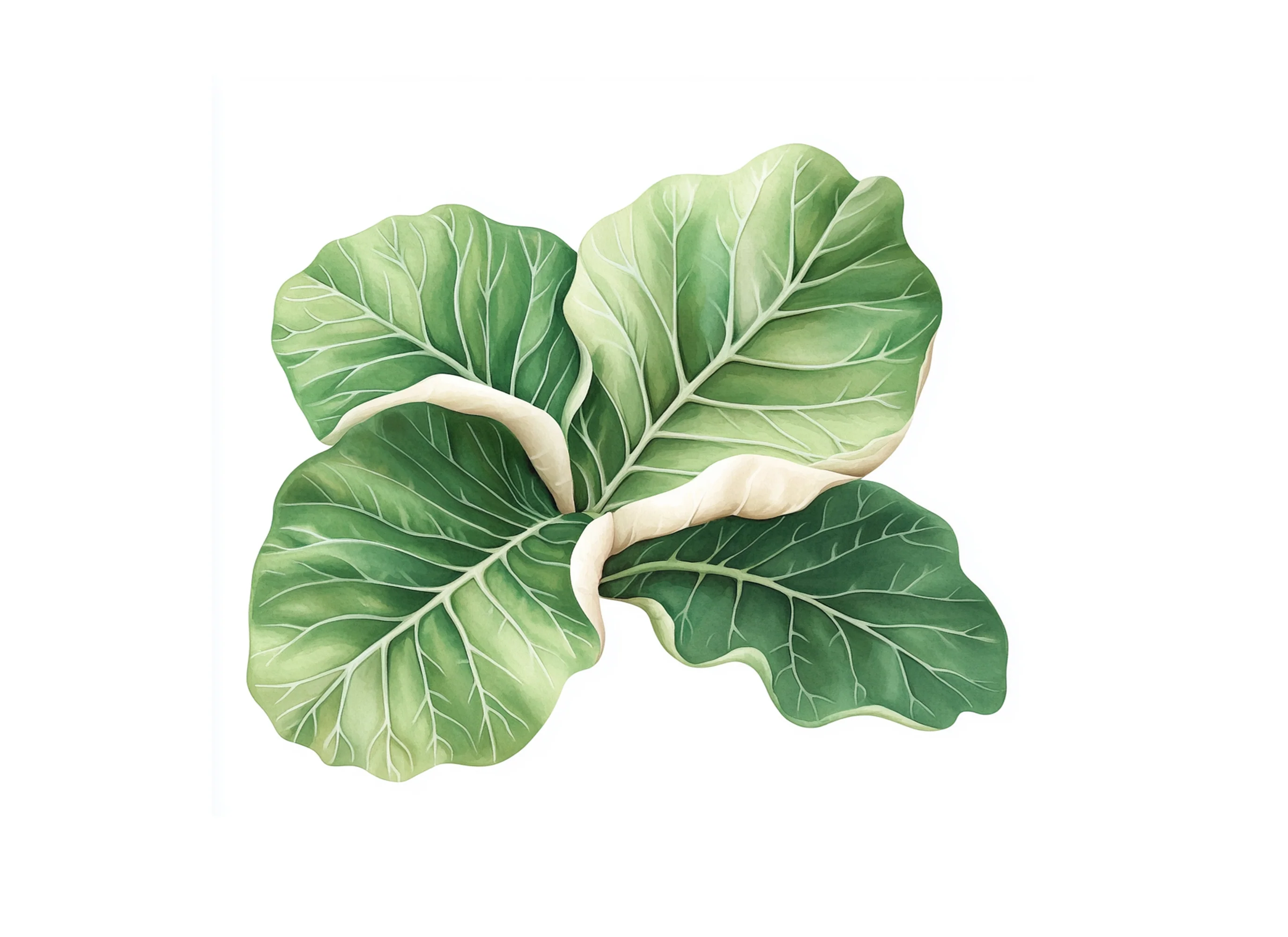 Fresh Green Leafy Vegetable Clipart Bundle - Image 3