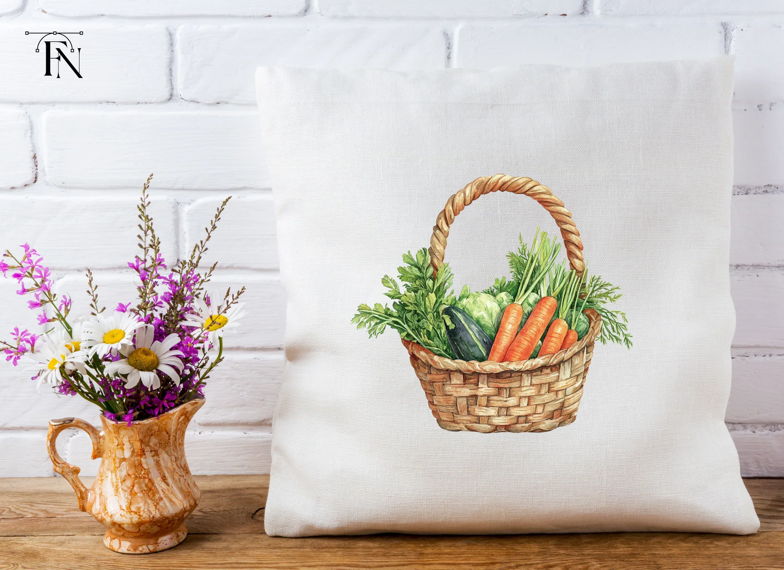 Fresh Harvest Basket Clipart Bundle - Image 5