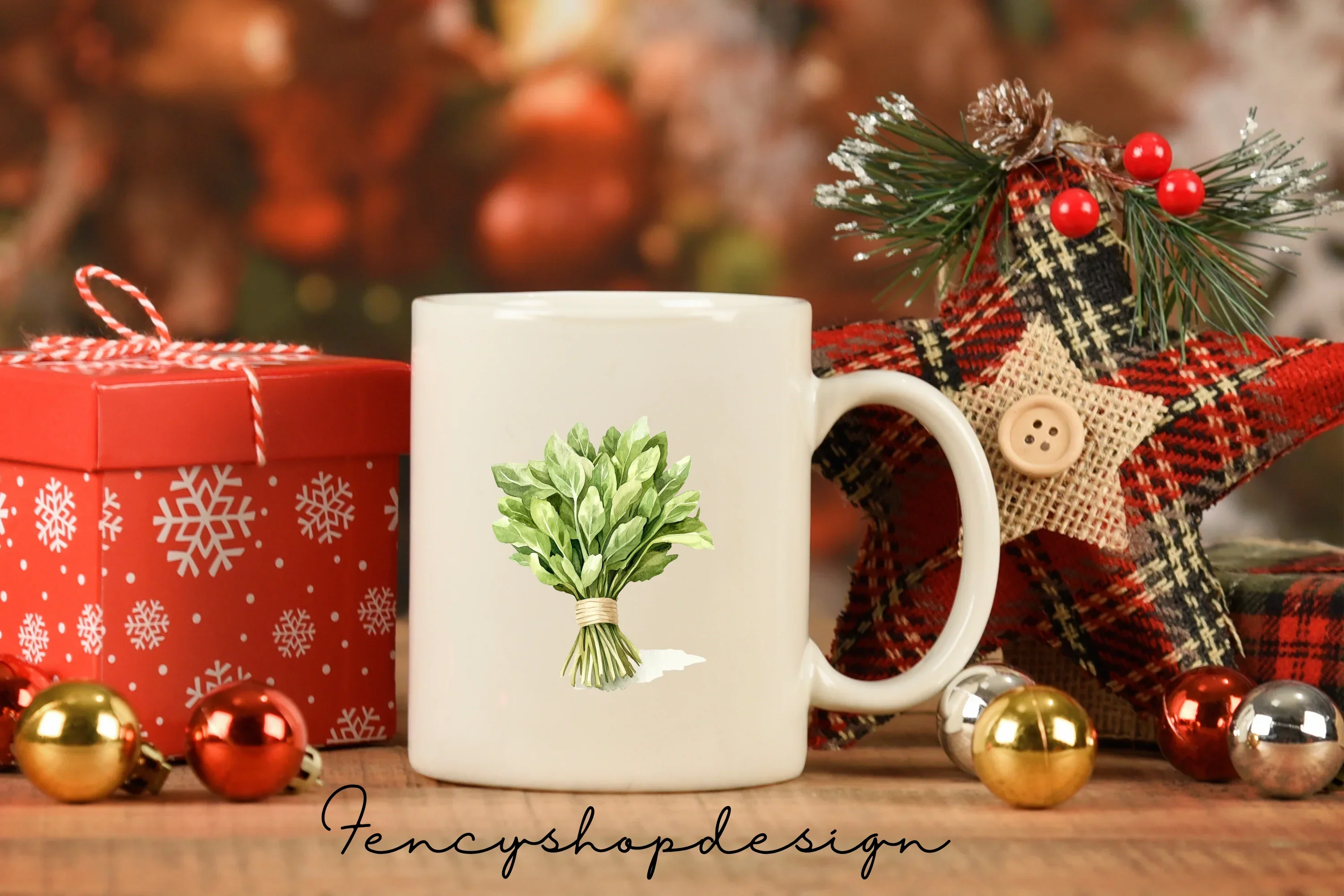 Fresh Herb Bouquets Clipart Bundle - Image 7