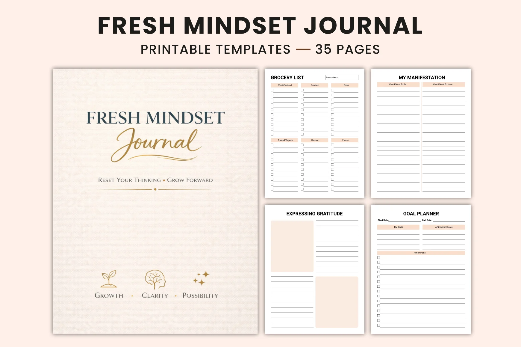 Fresh Mindset Journal