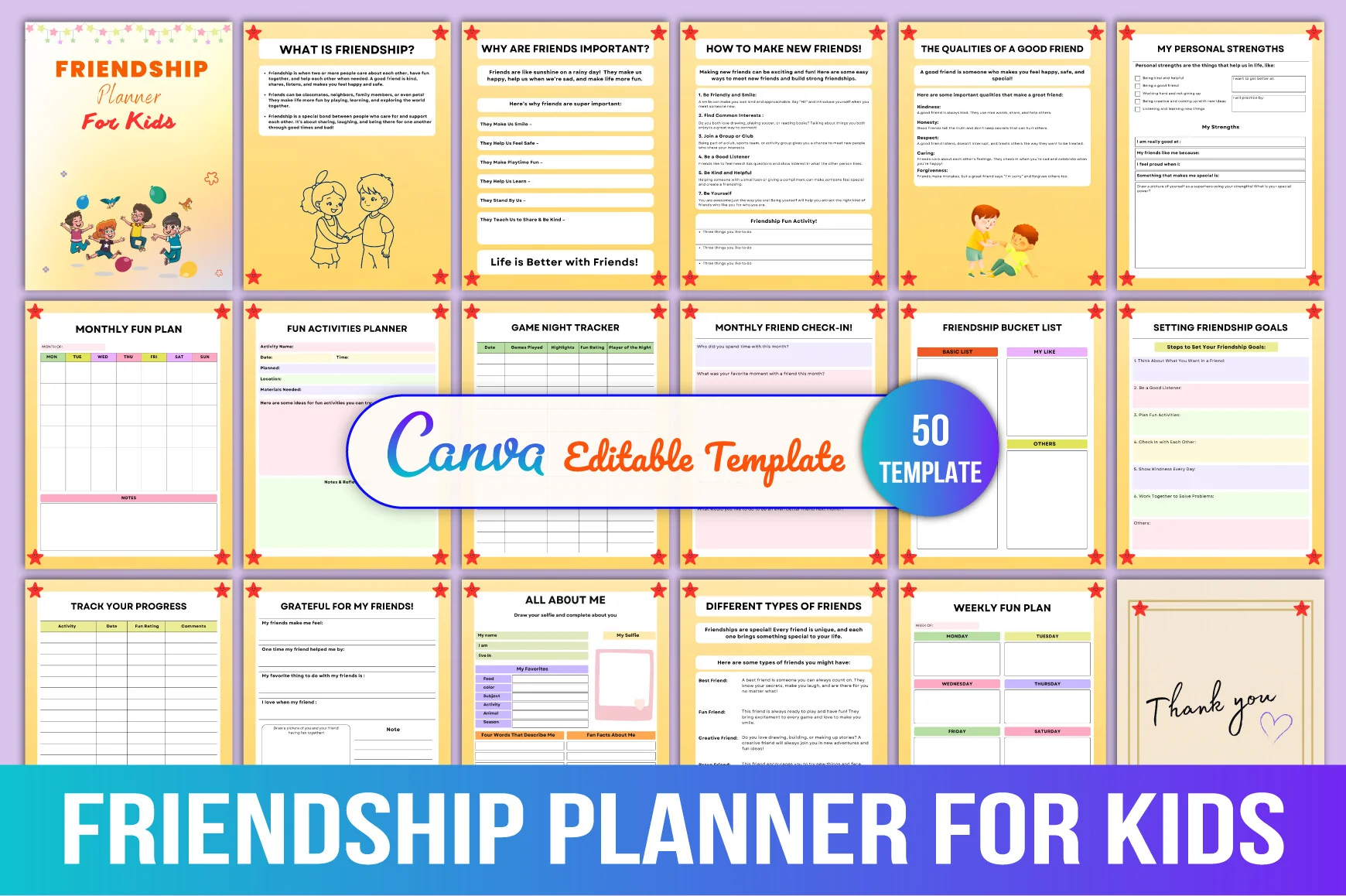 Friendship Planner for Kids - Image 6