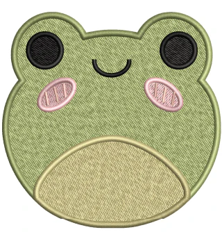 Frog Embroidery Design