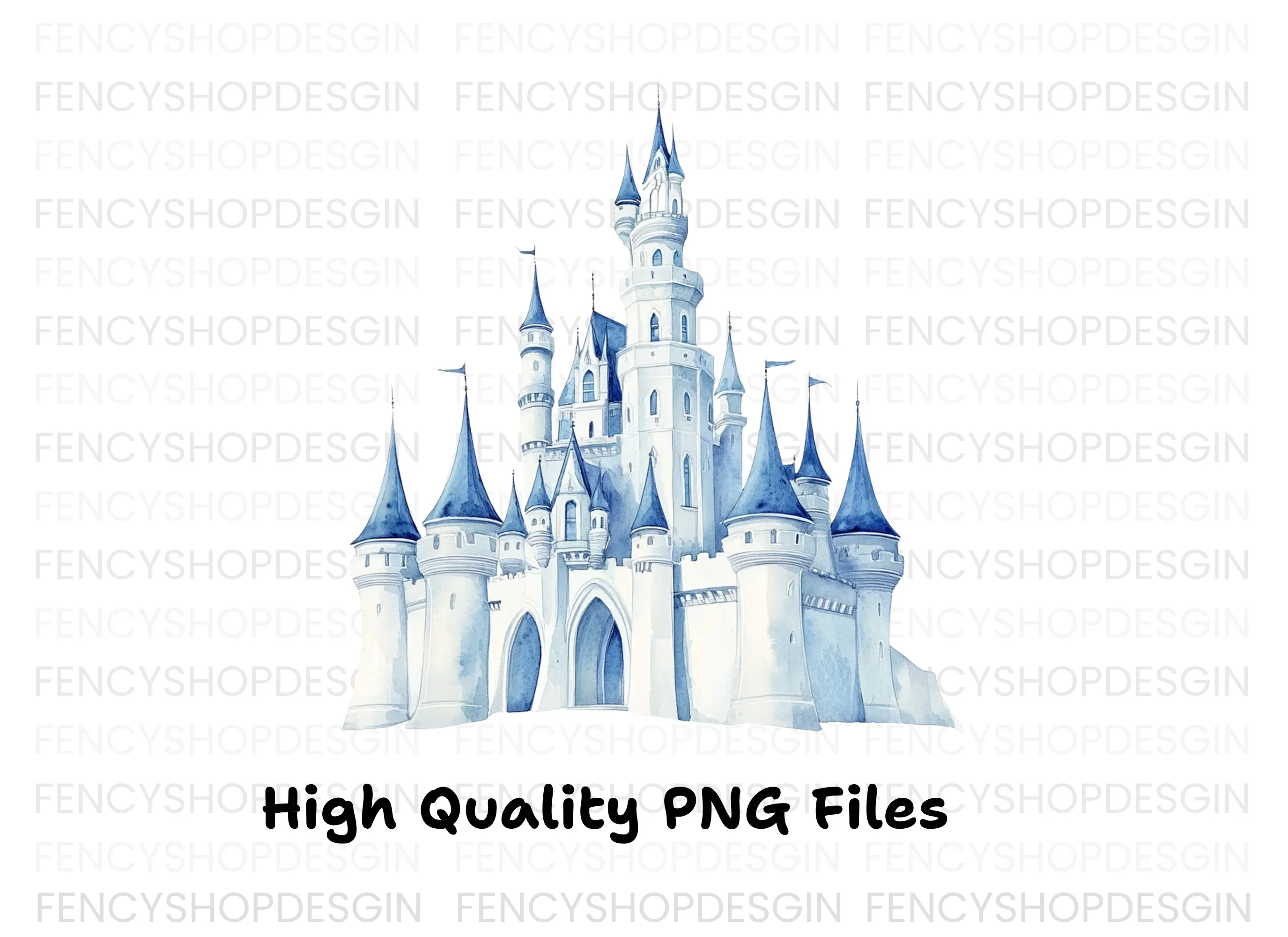 Frozen Ice Castle Clipart Bundle - Image 3