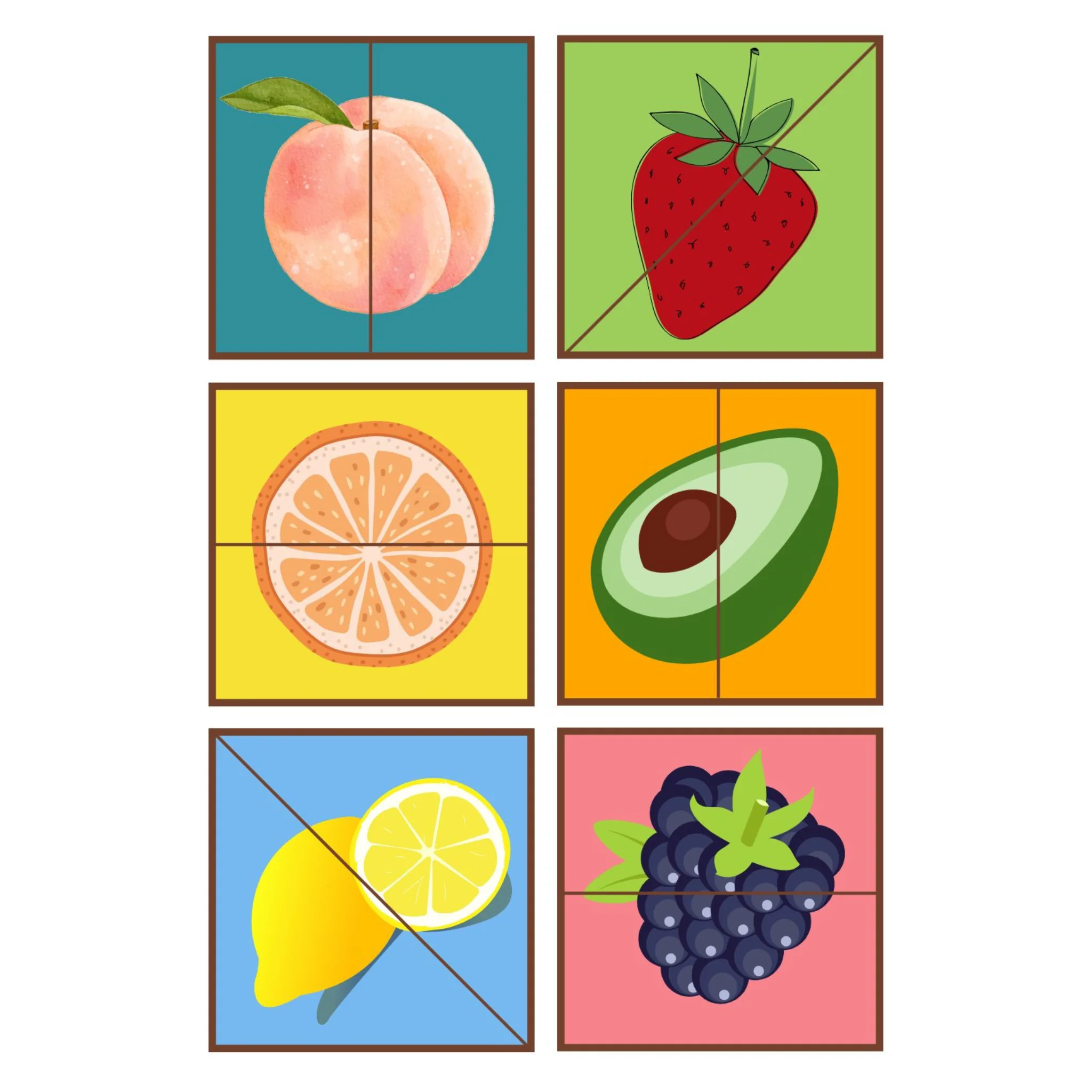 Fruit and Alphabet Puzzle Game - Image 3