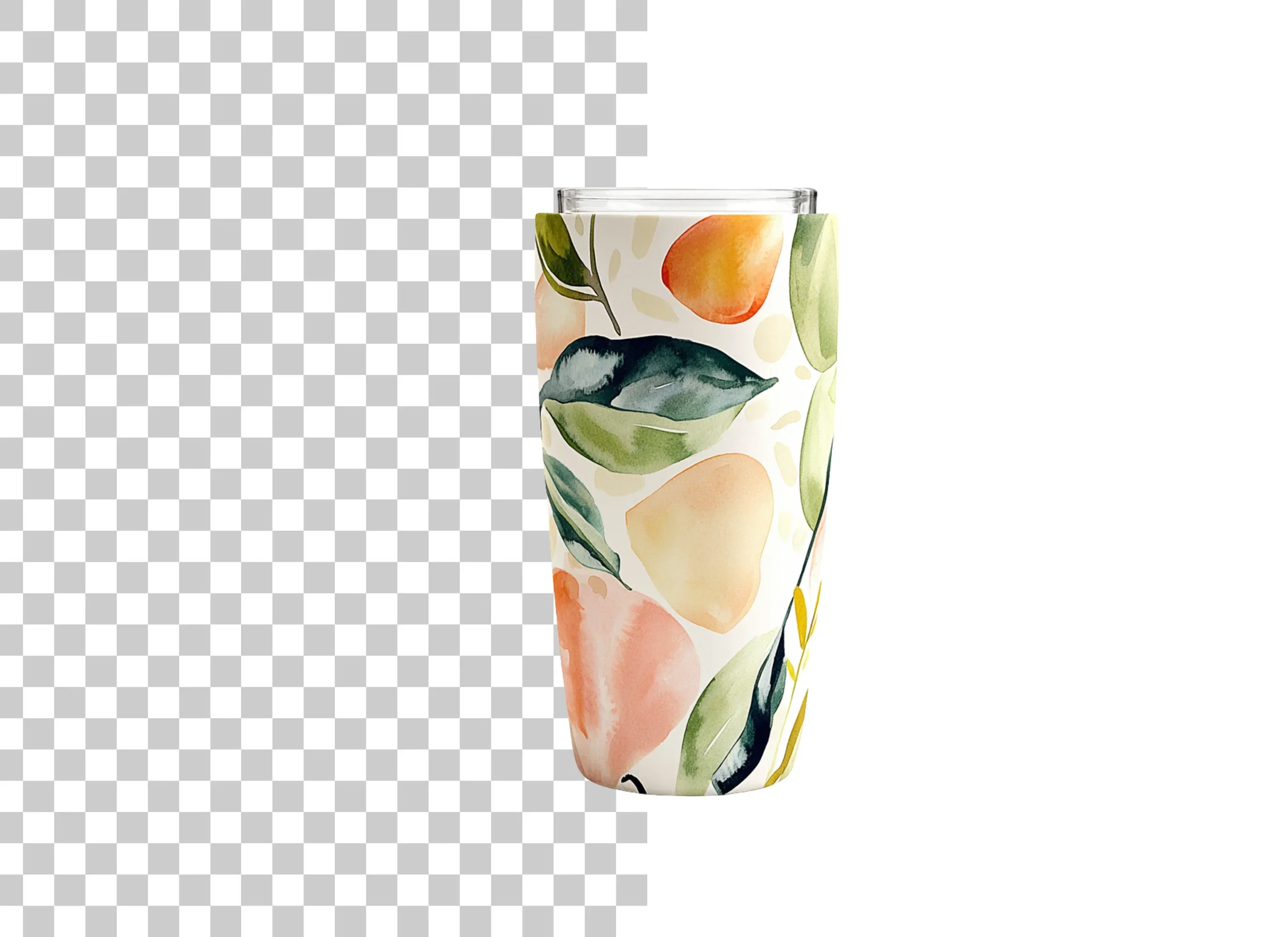 Fruit Leaf Tumbler Clipart Bundle - Image 2