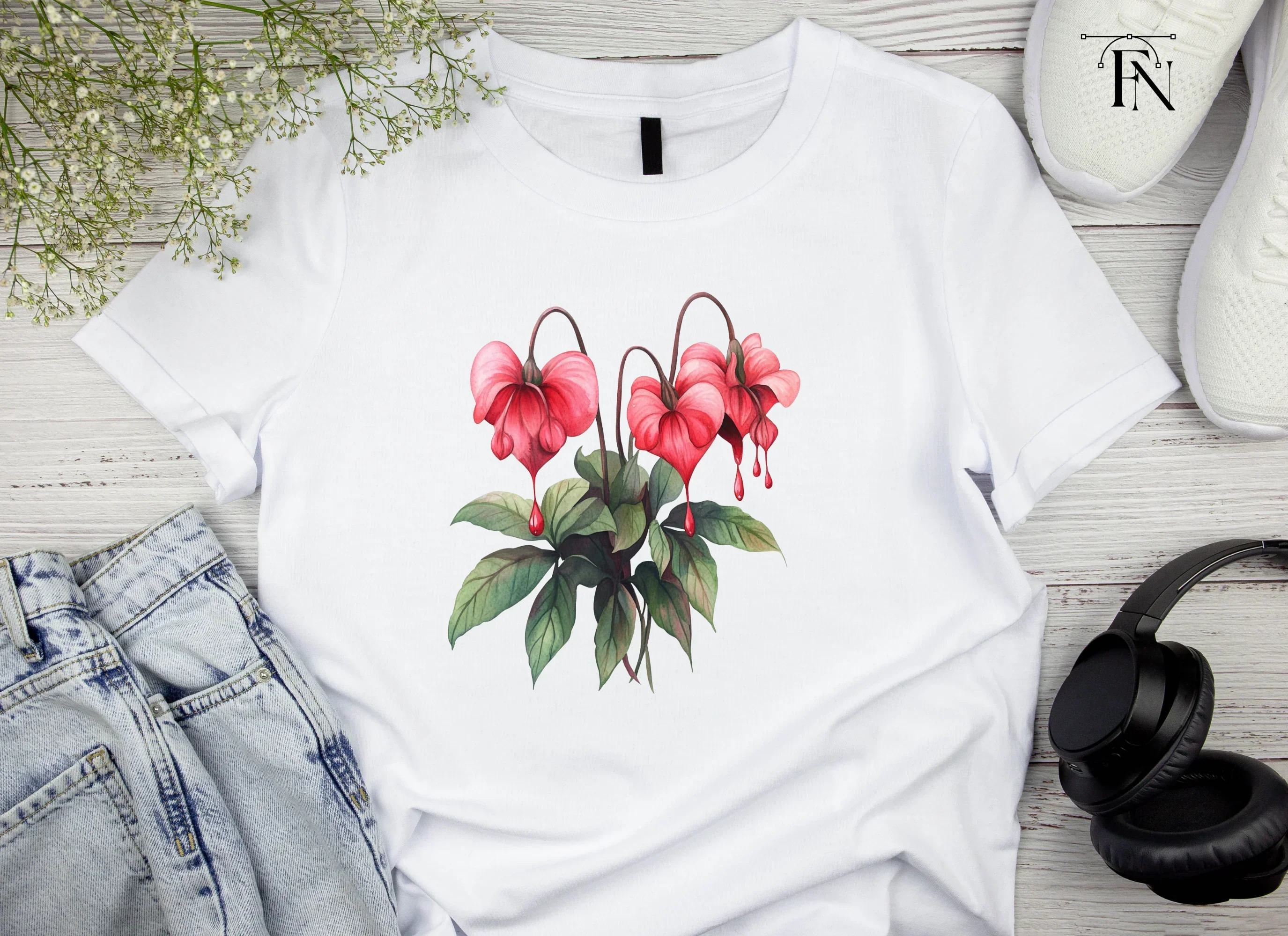 Fuchsia Flower Clipart Bundle - Image 4