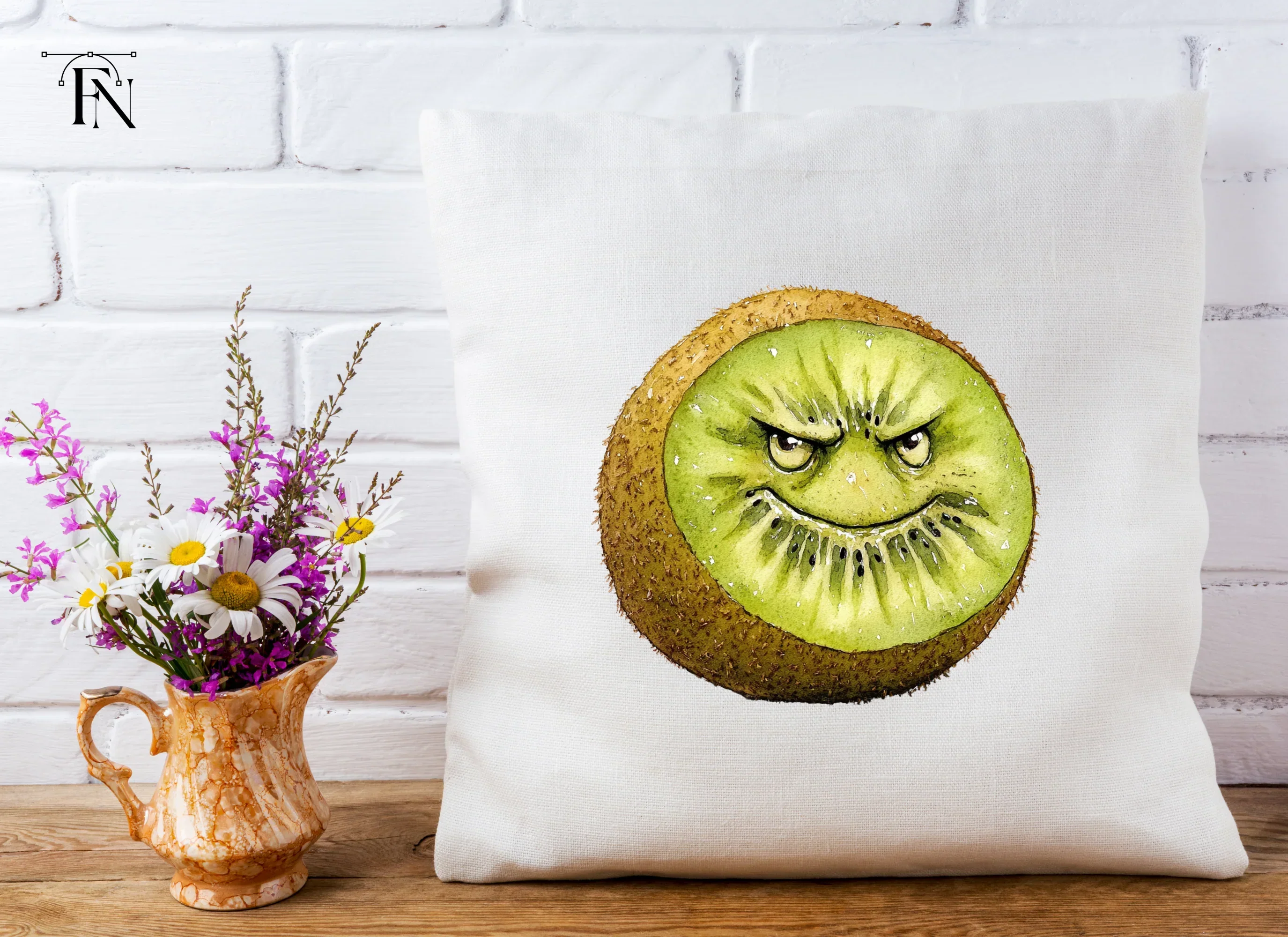 Funny Angry Kiwi Fruit Clipart Bundle - Image 5