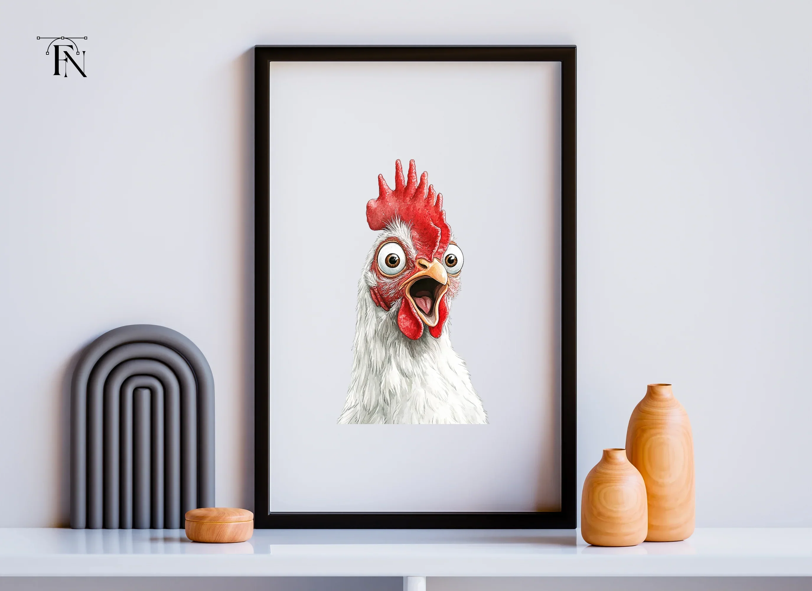 Funny Chicken Faces Clipart Bundle - Image 6