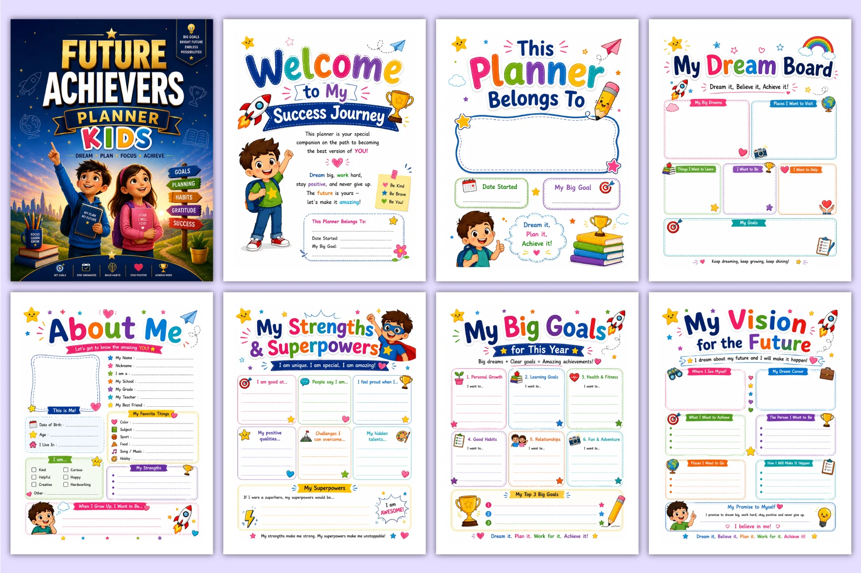Future Achievers For Kids Planner - Image 2