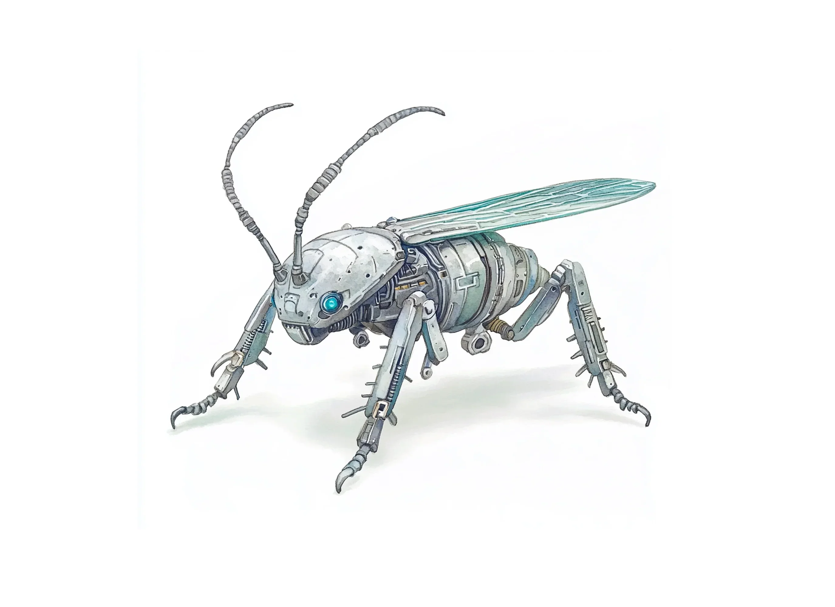 Futuristic Robot Insect Clipart Bundle - Image 2