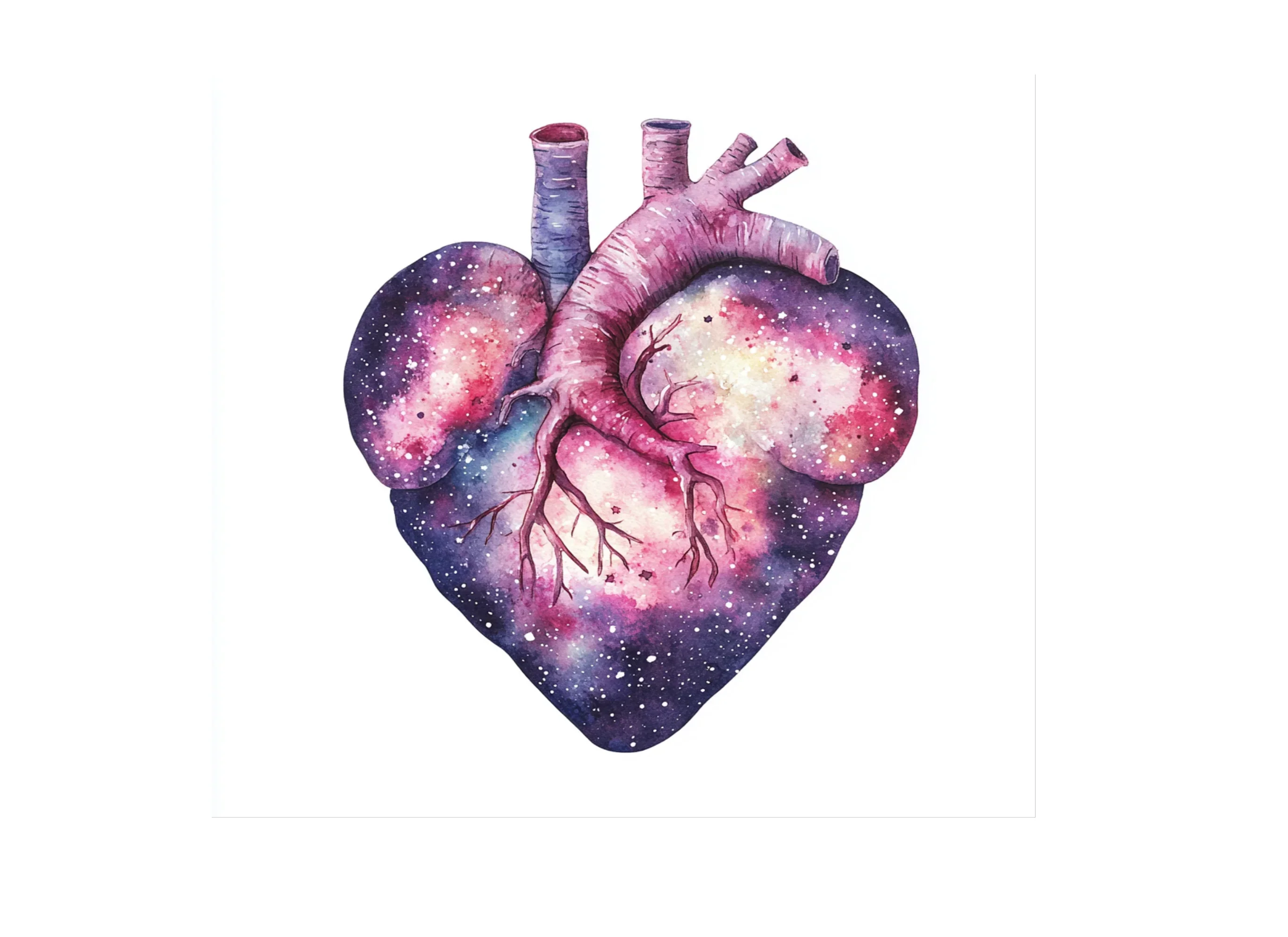 Galaxy Heart Clipart Bundle - Image 3