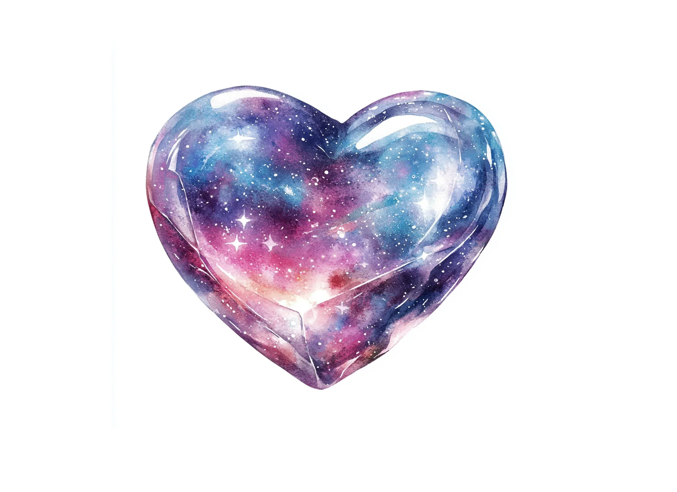 Galaxy Hearts Clipart Bundle - Image 3