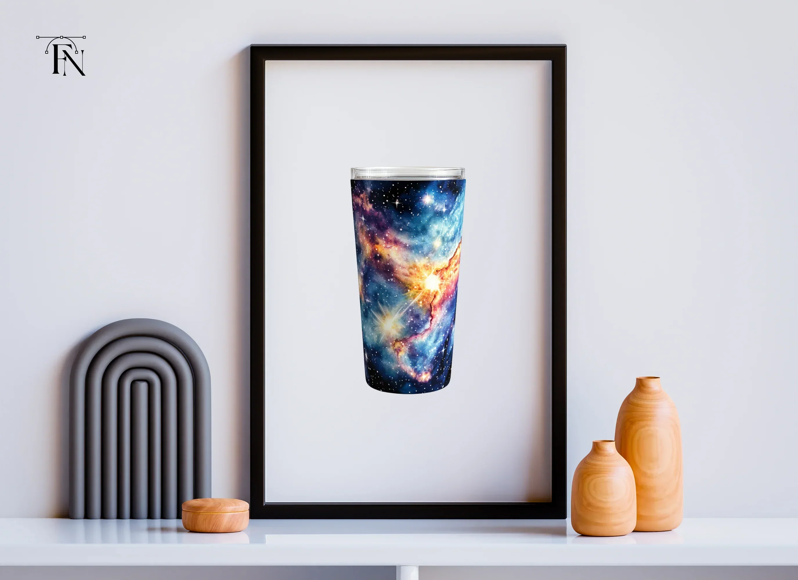 Galaxy Tumbler Clipart Bundle - Image 6