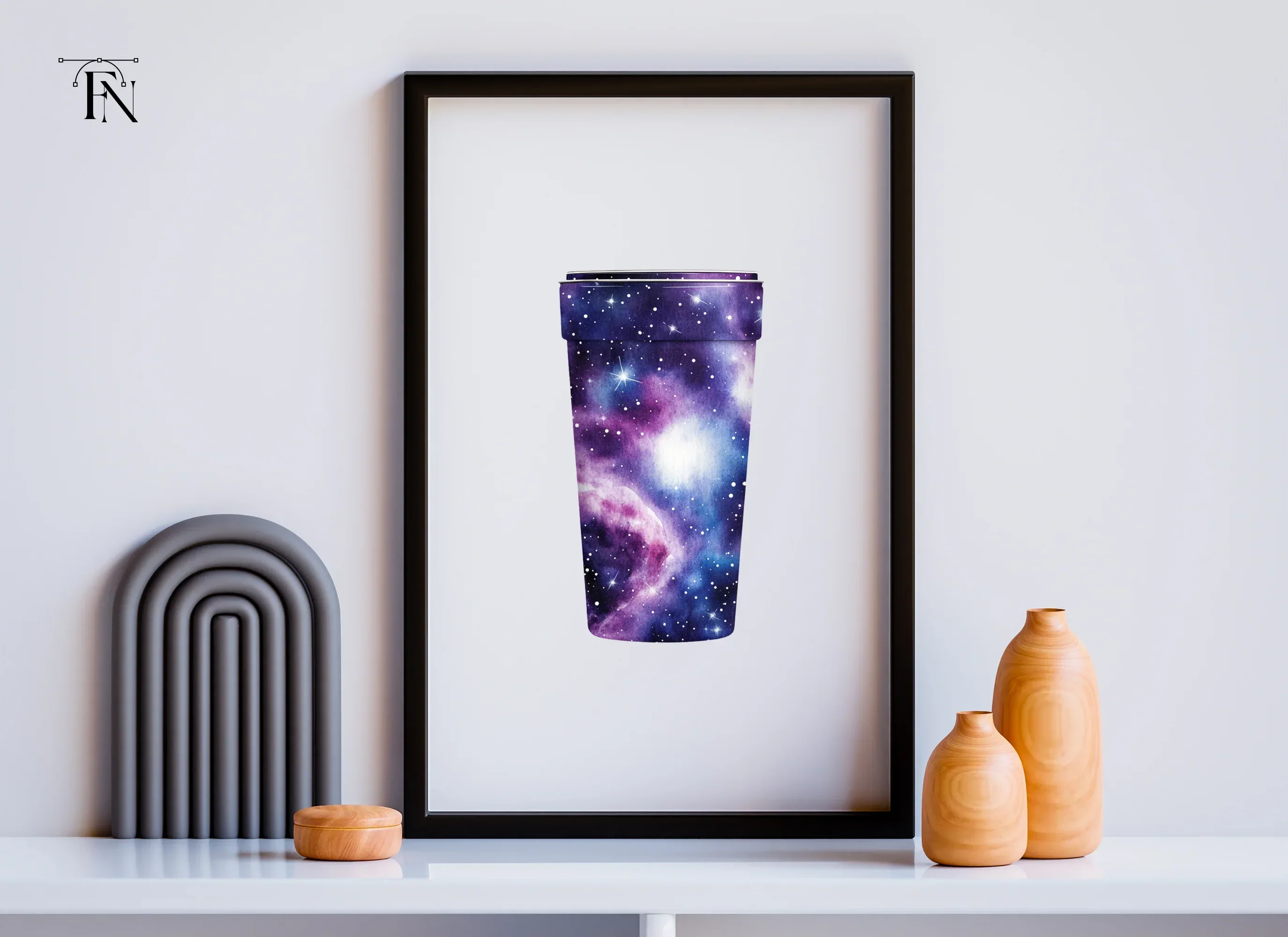 Galaxy Tumbler Clipart Bundle - Image 6