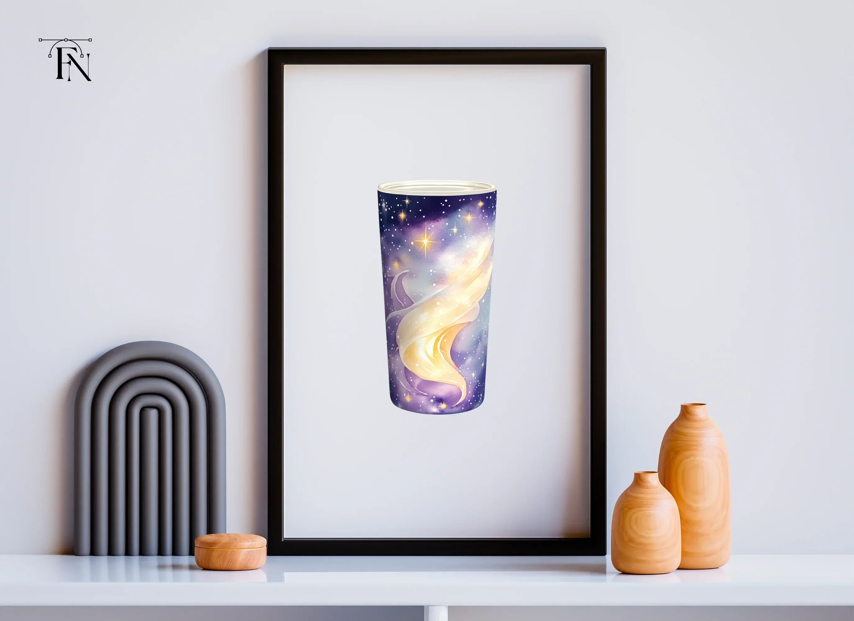 Galaxy Tumbler Clipart Bundle - Image 6