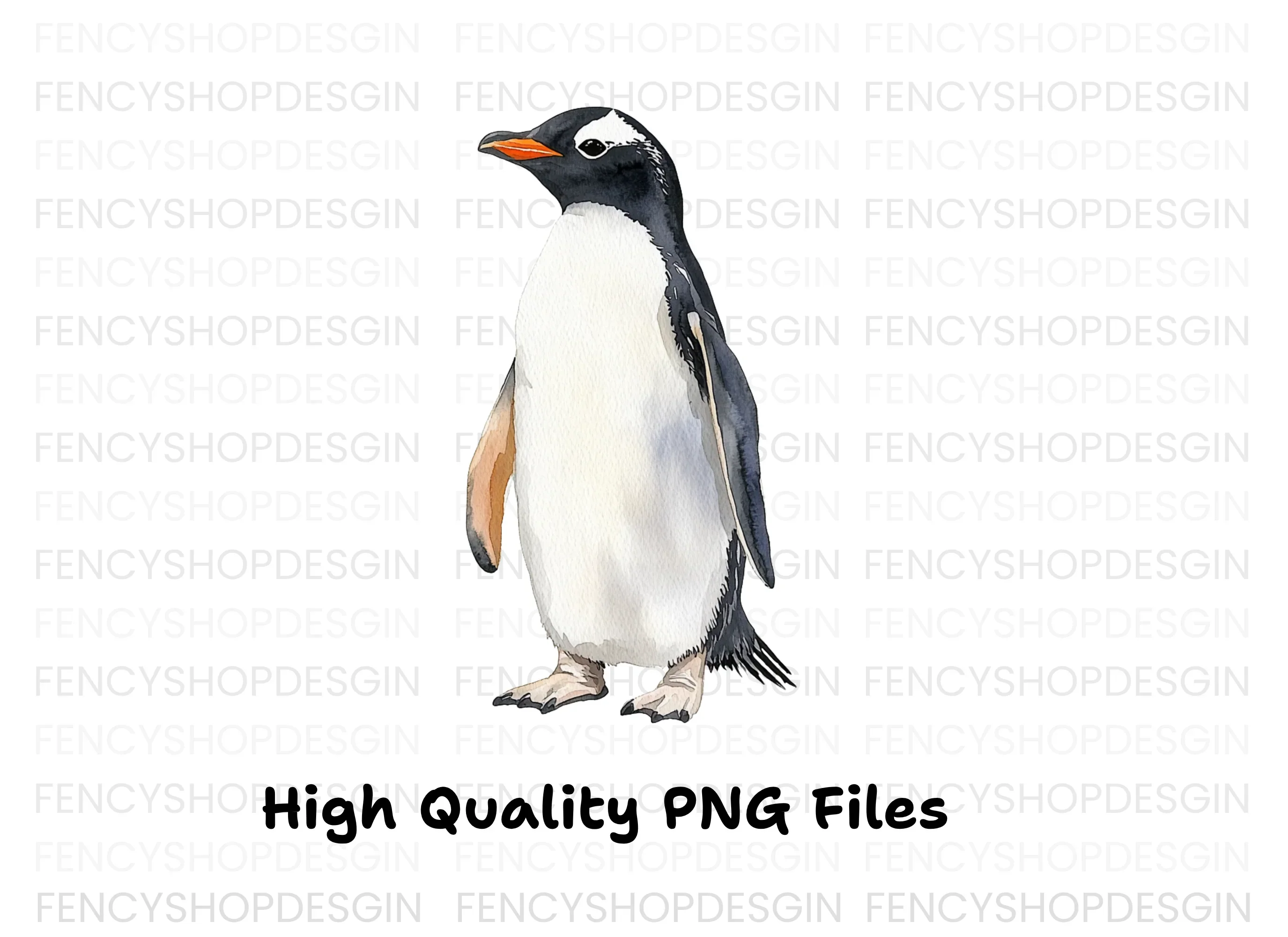 Gentoo Penguin Clipart Bundle - Image 3