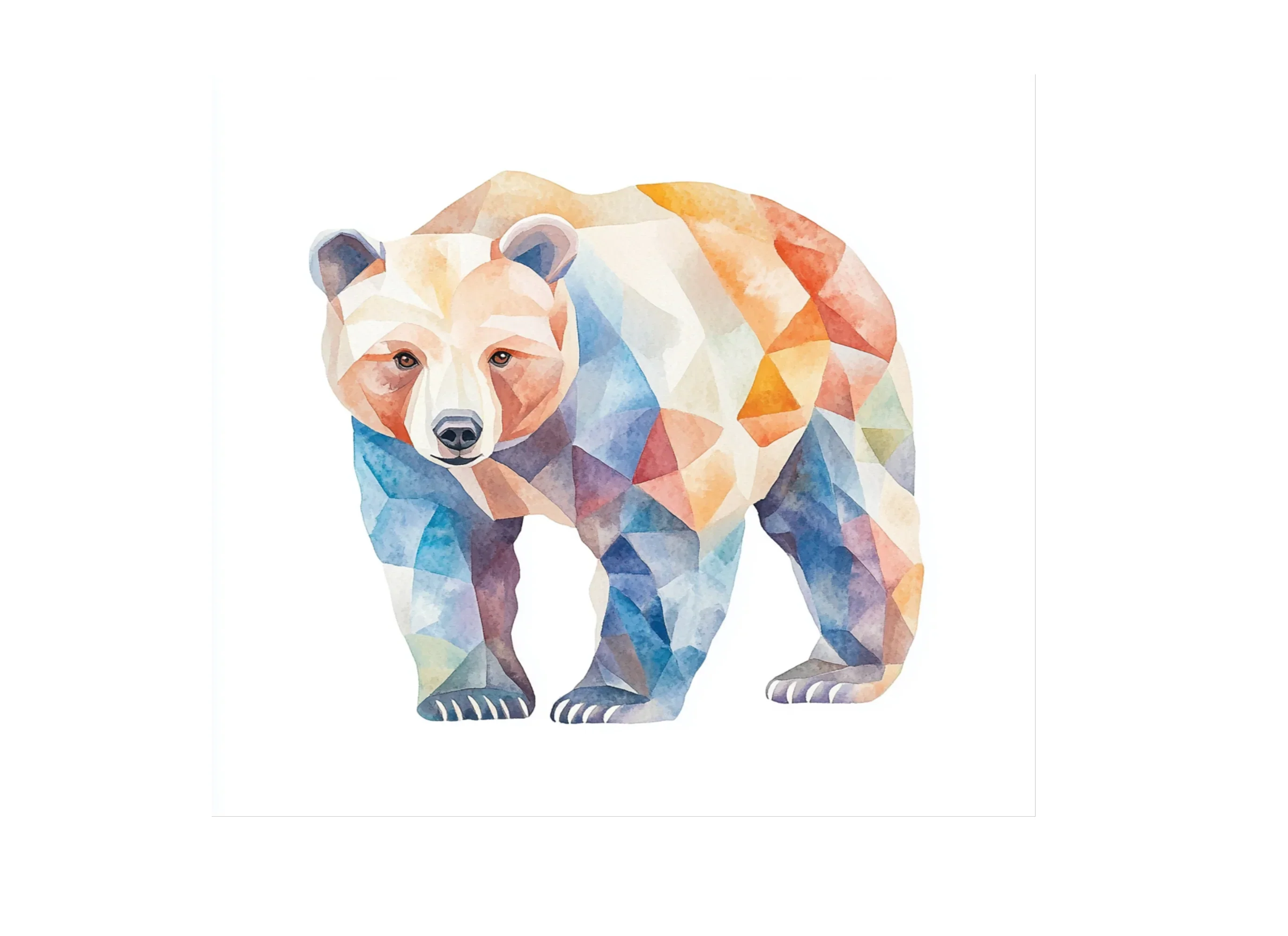 Geometric Bear Clipart Bundle - Image 3