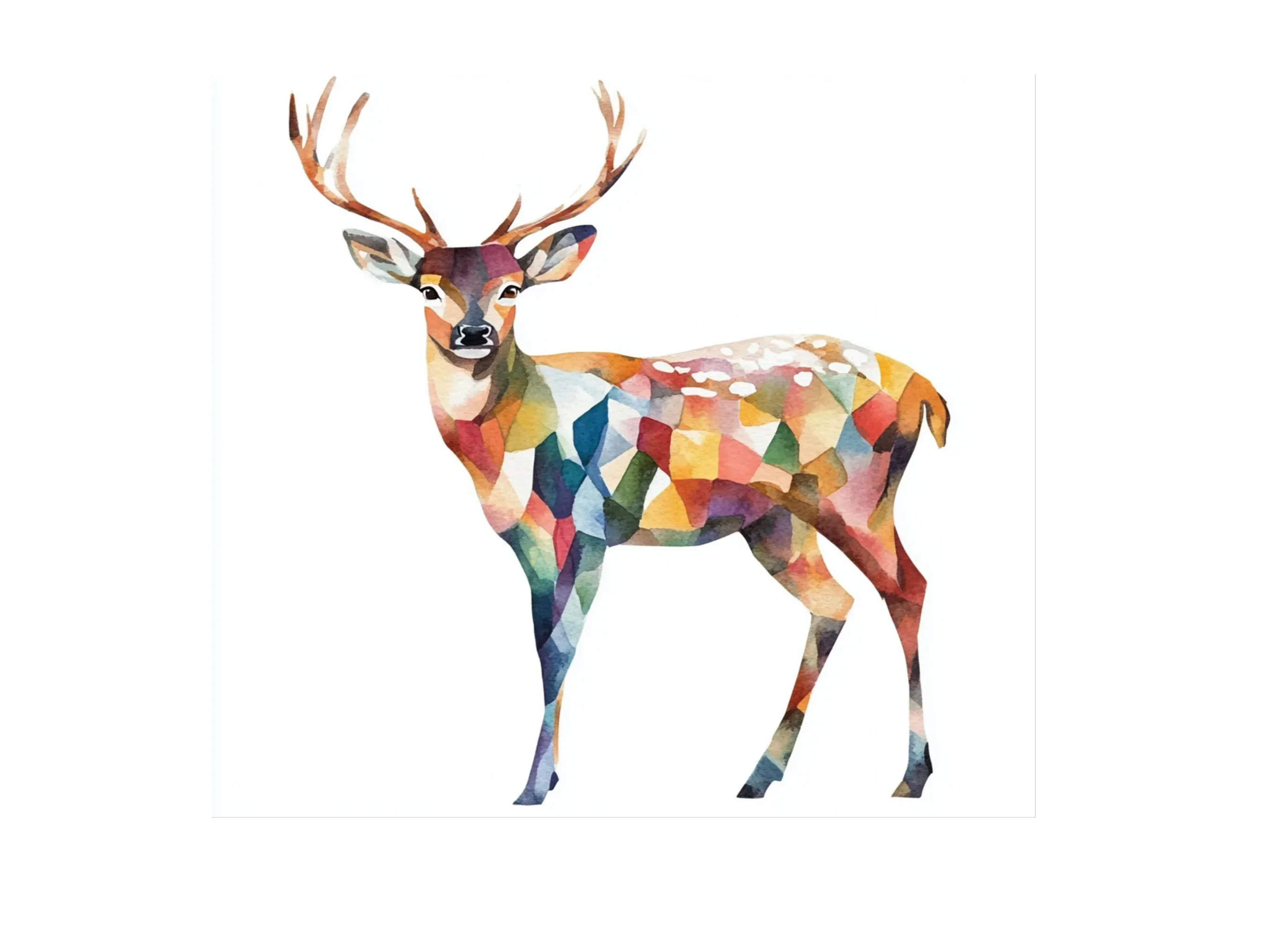Geometric Deer Clipart Bundle - Image 2
