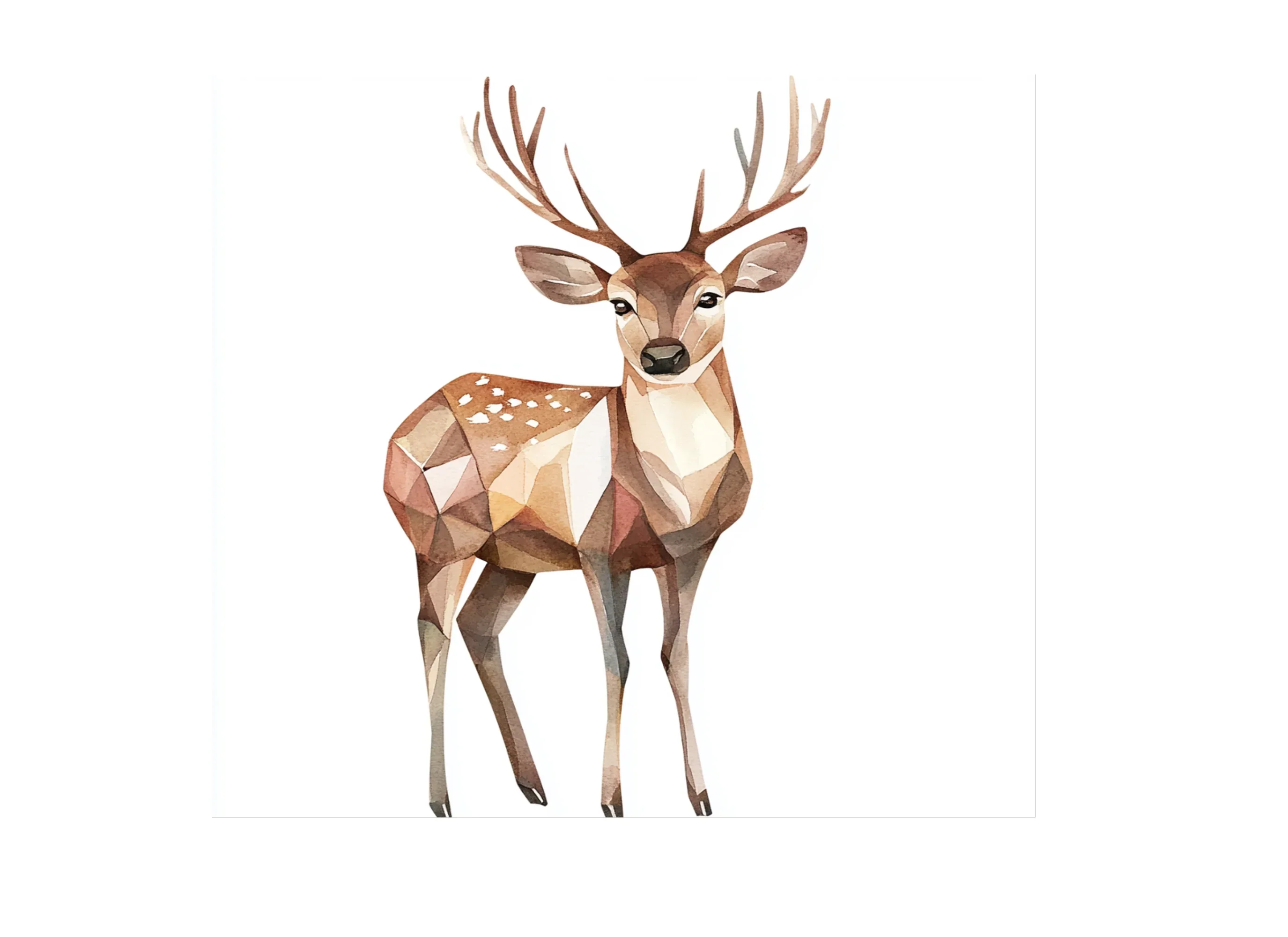 Geometric Deer Clipart Bundle - Image 2