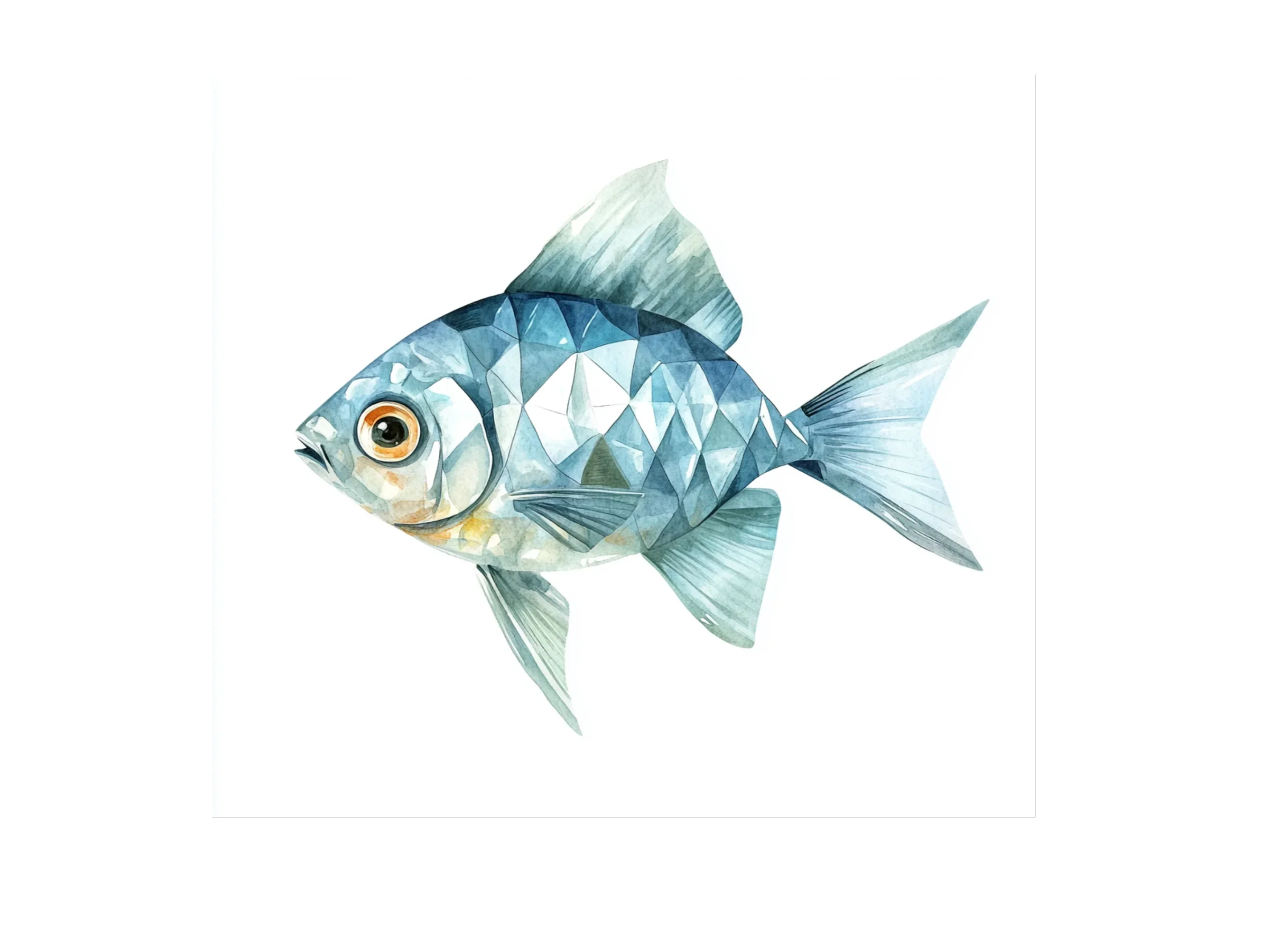 Geometric Fish Clipart Bundle - Image 2