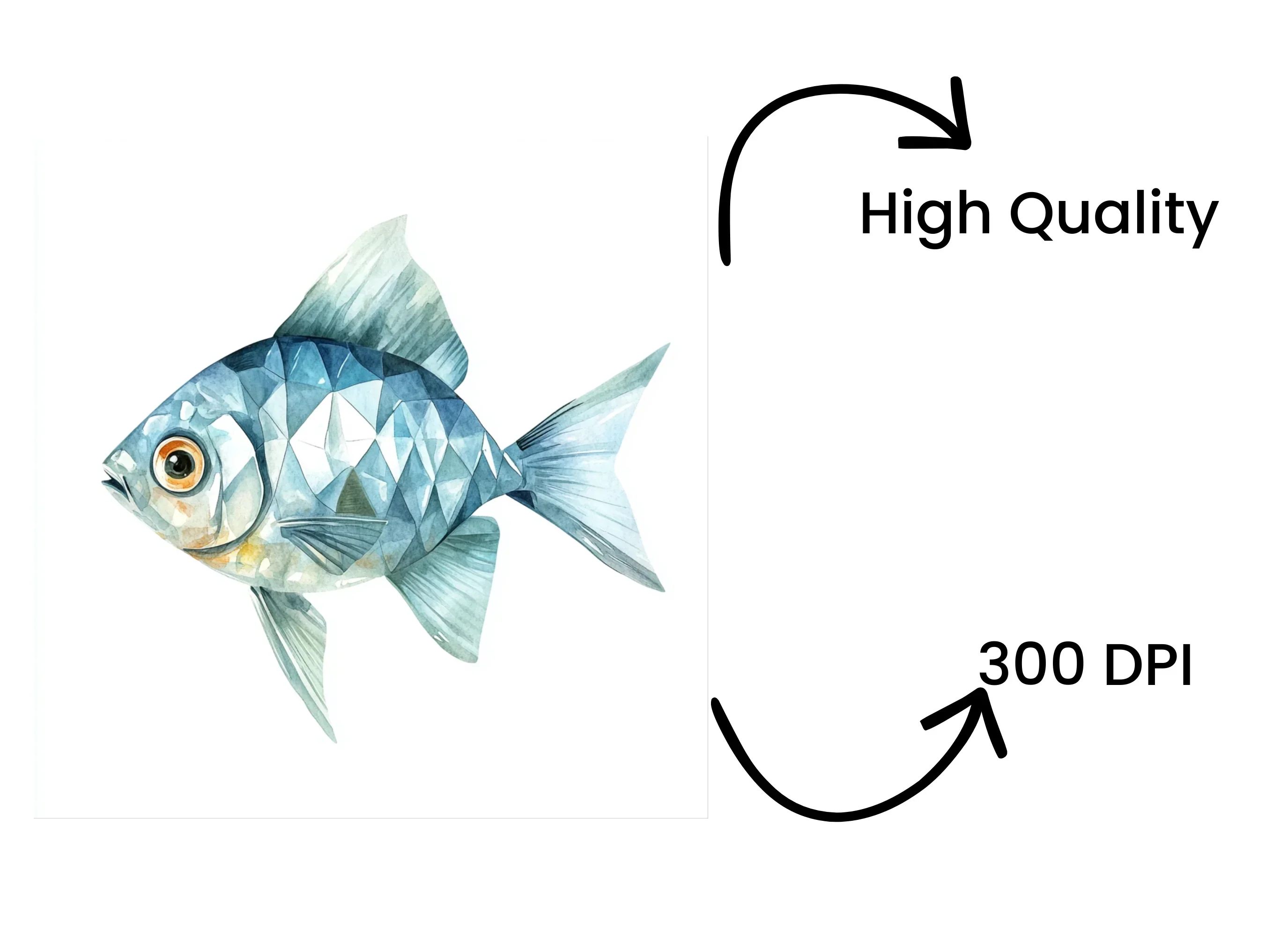 Geometric Fish Clipart Bundle - Image 4