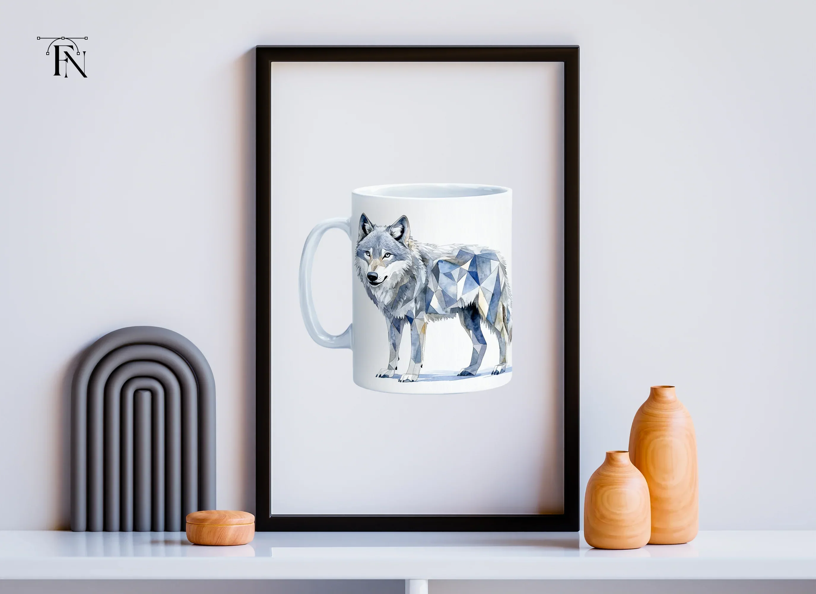 Geometric Wolf Clipart Bundle - Image 5