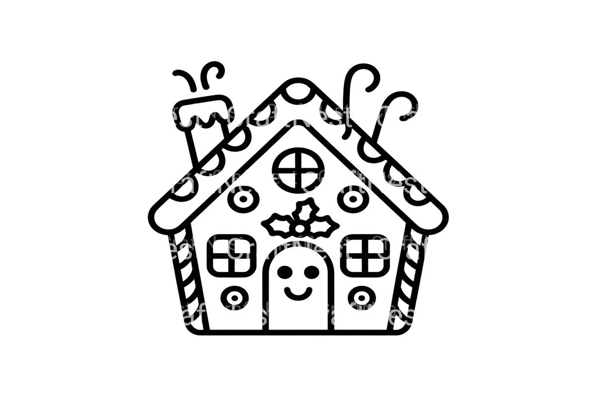 Gingerbread House Coloring Books - Image 3