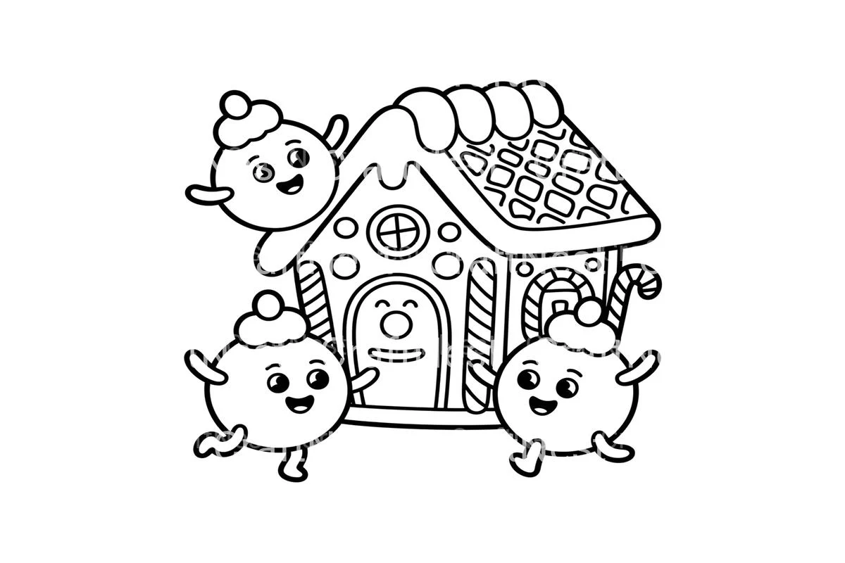 Gingerbread House Friends Coloring Books - Image 3