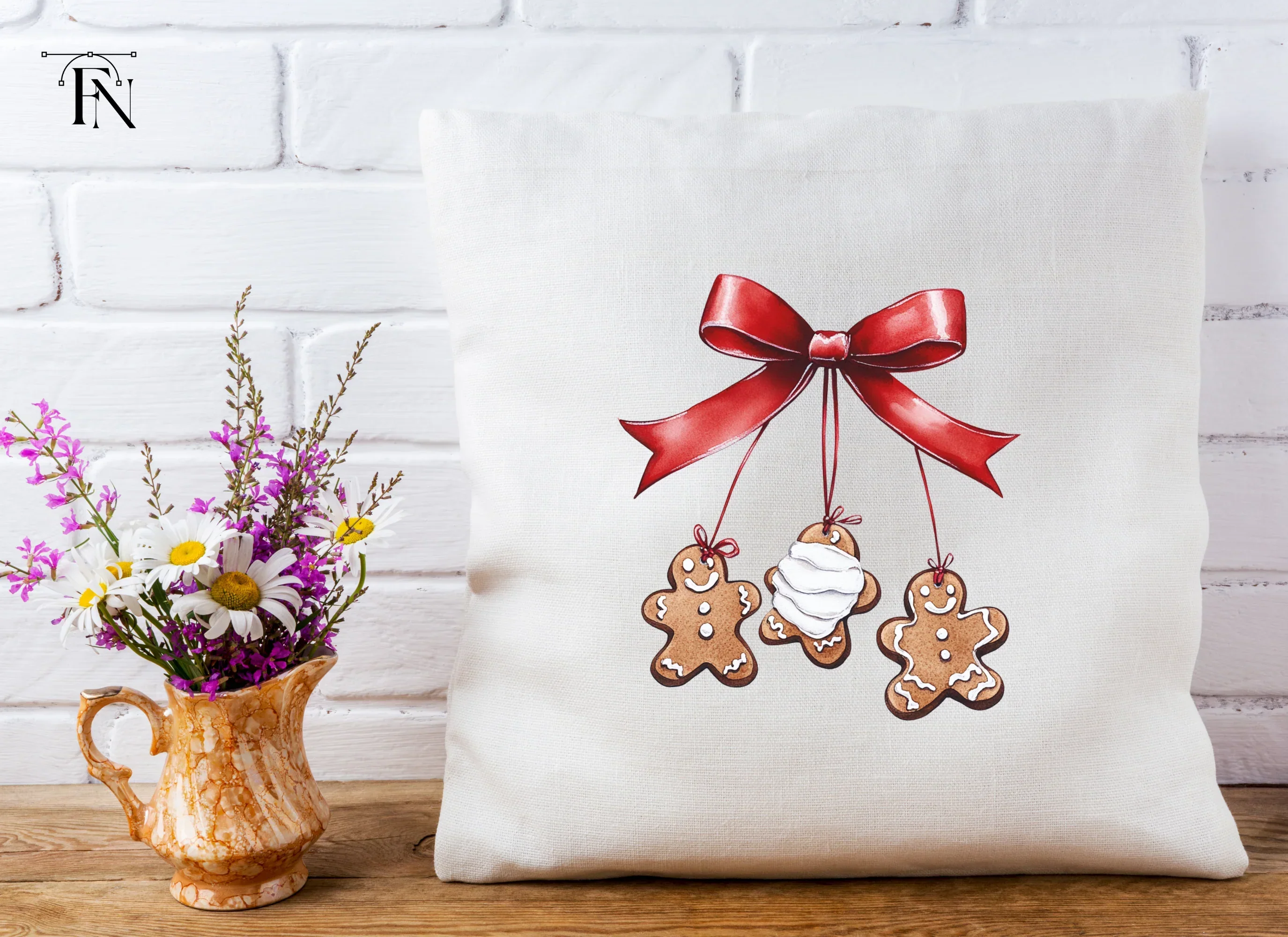 Gingerbread Man Christmas Clipart Bundle - Image 5