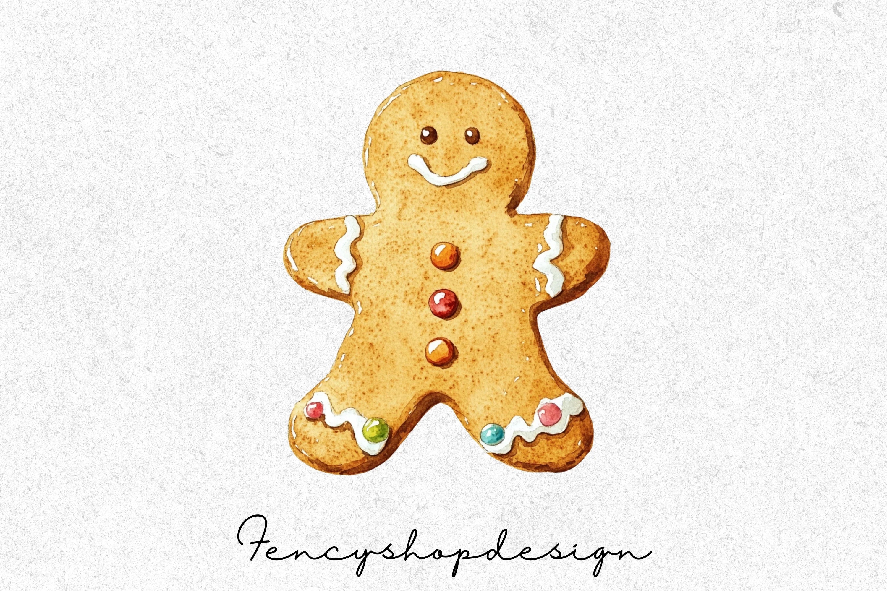 Gingerbread Man Clipart Bundle - Image 4