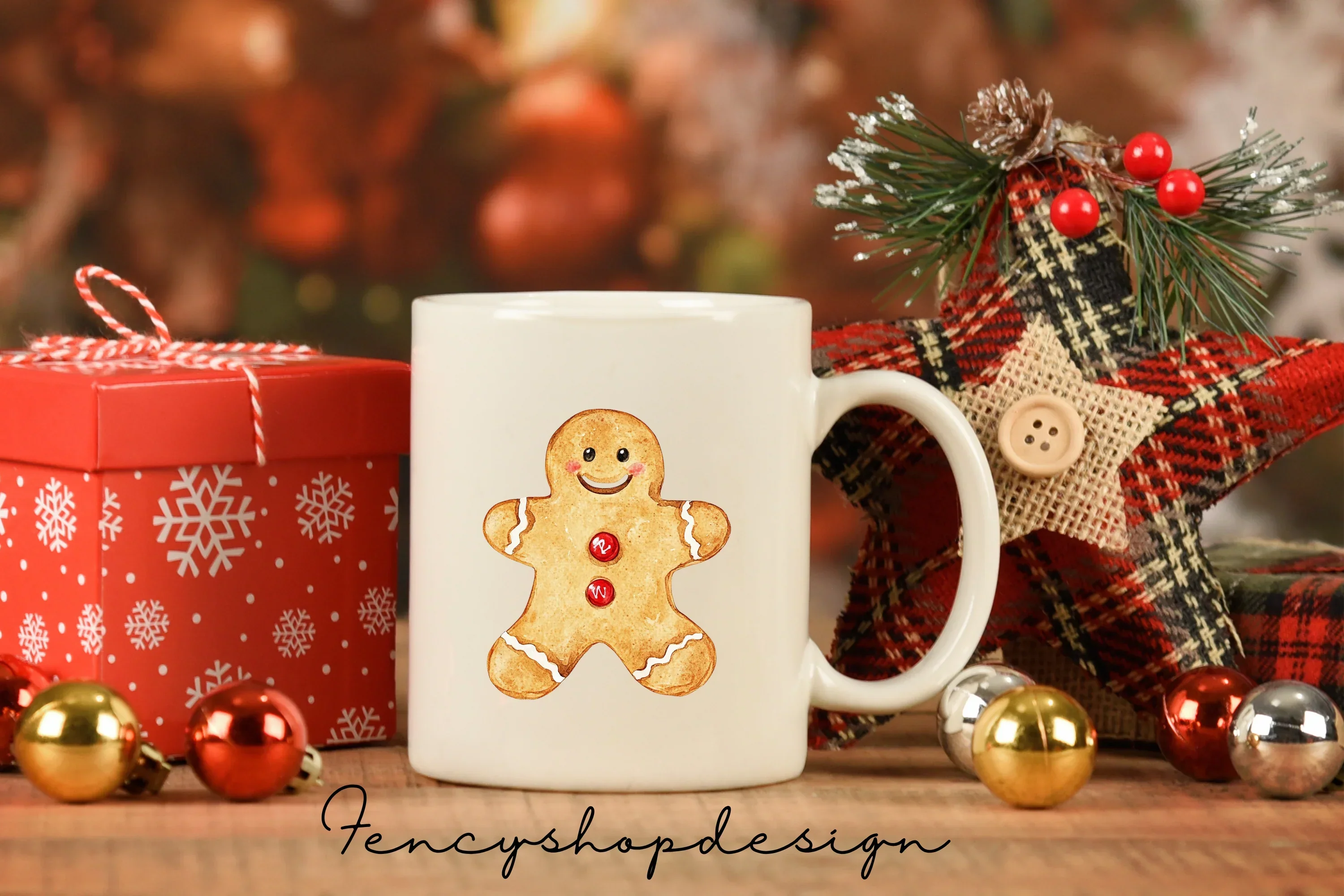 Gingerbread Man Clipart Bundle - Image 7