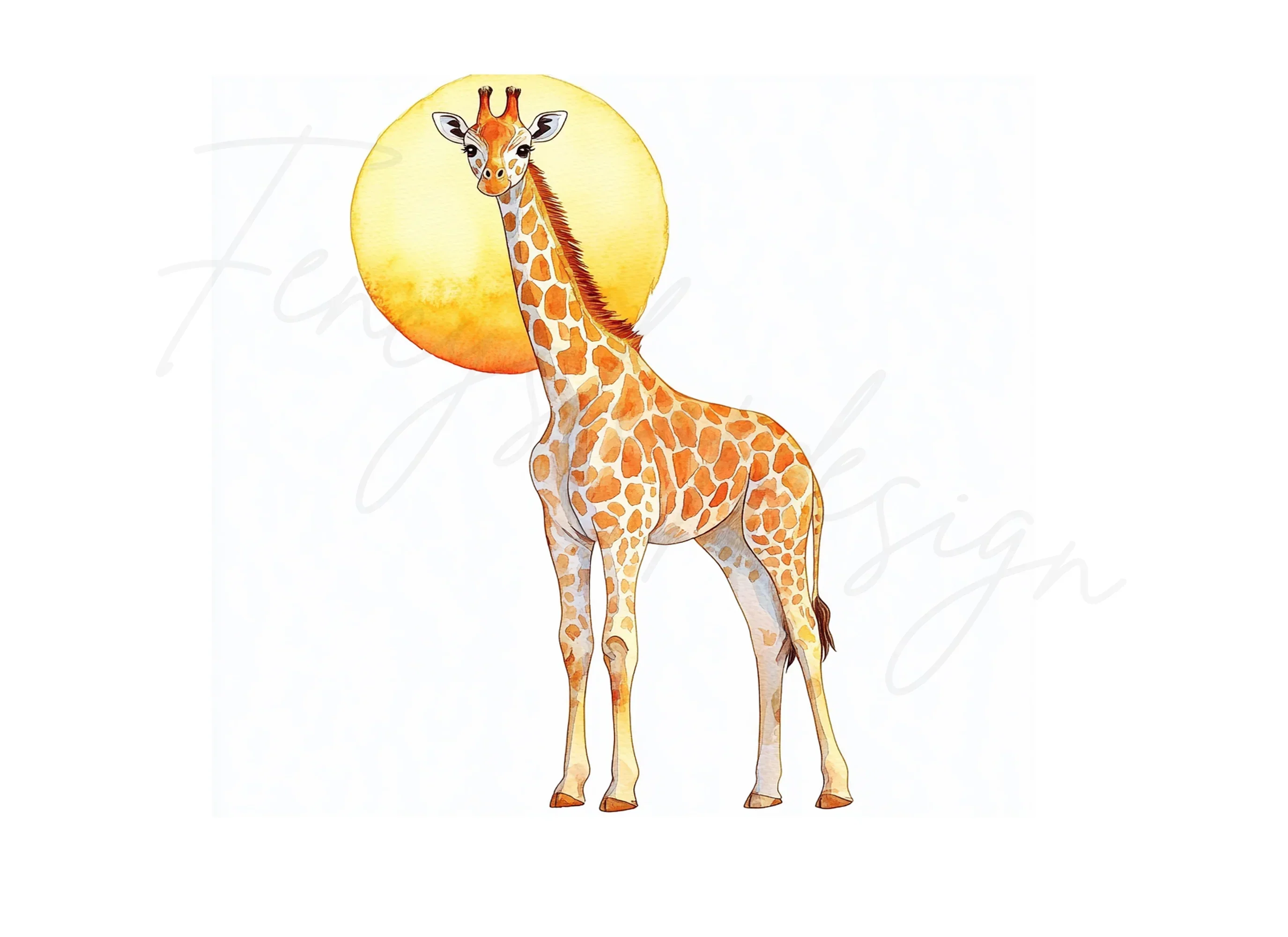 Giraffe Clipart Bundle - Image 3