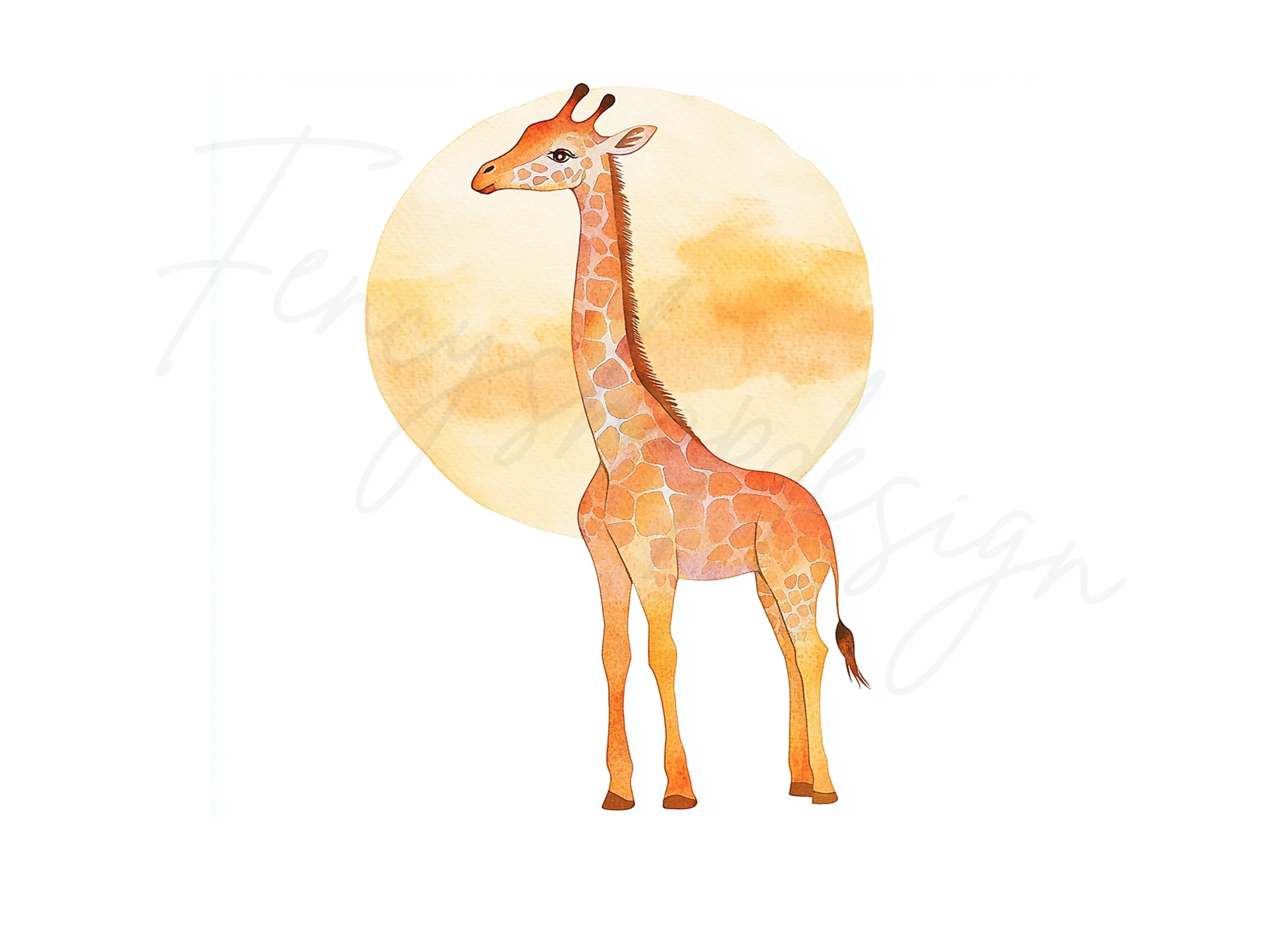 Giraffe Clipart Bundle - Image 2