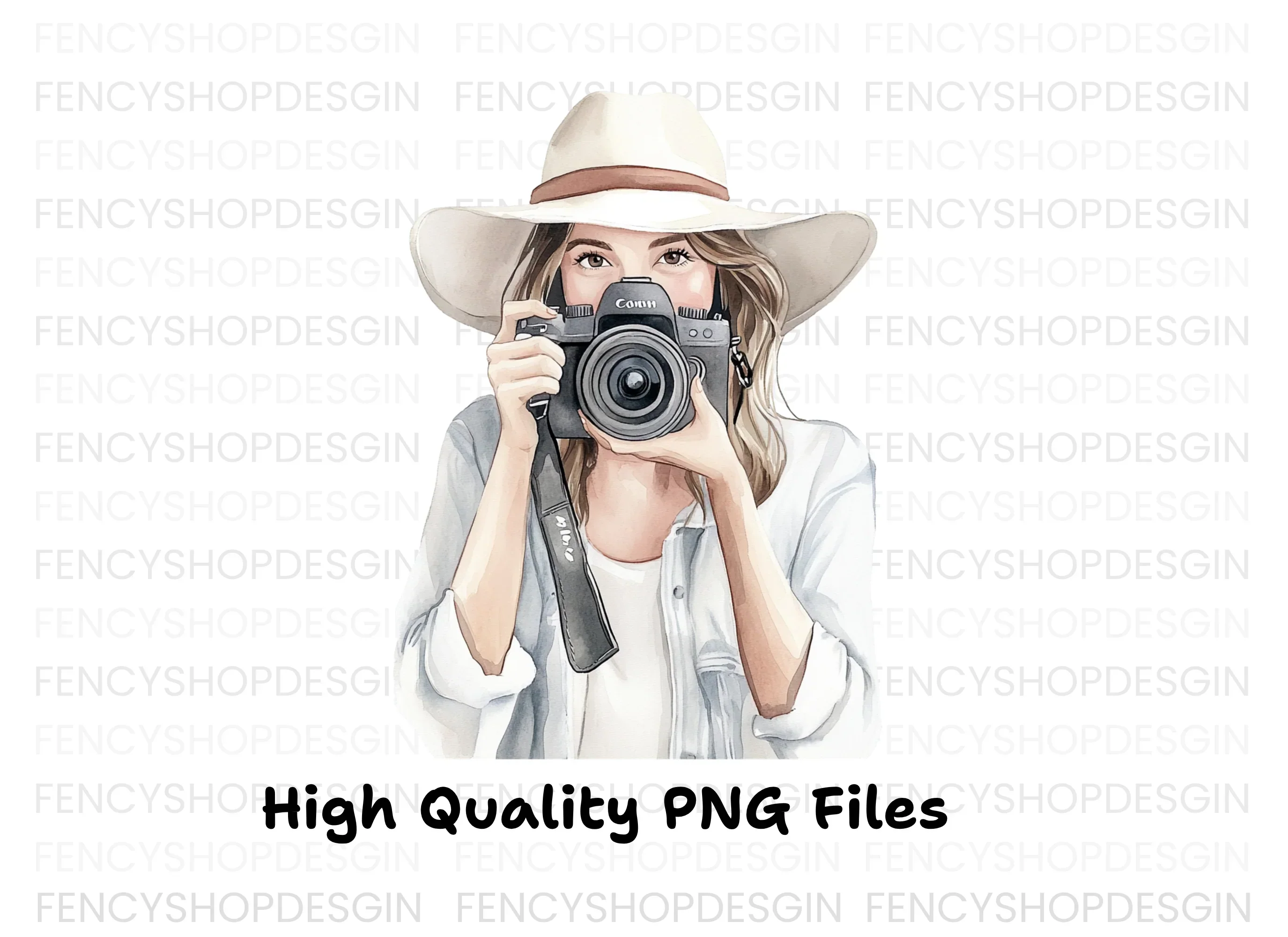 Girl Photographer Clipart Bundle - Image 2