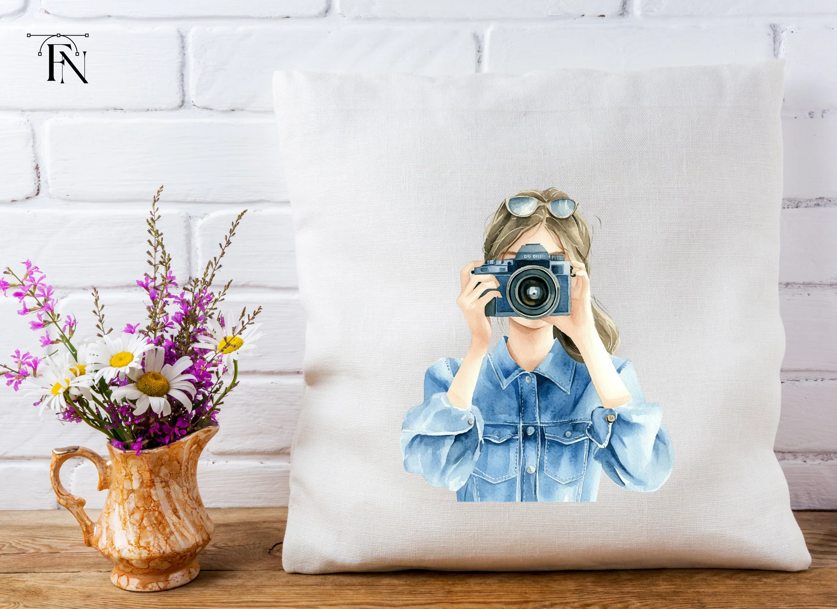 Girl Photographer Clipart Bundle - Image 5