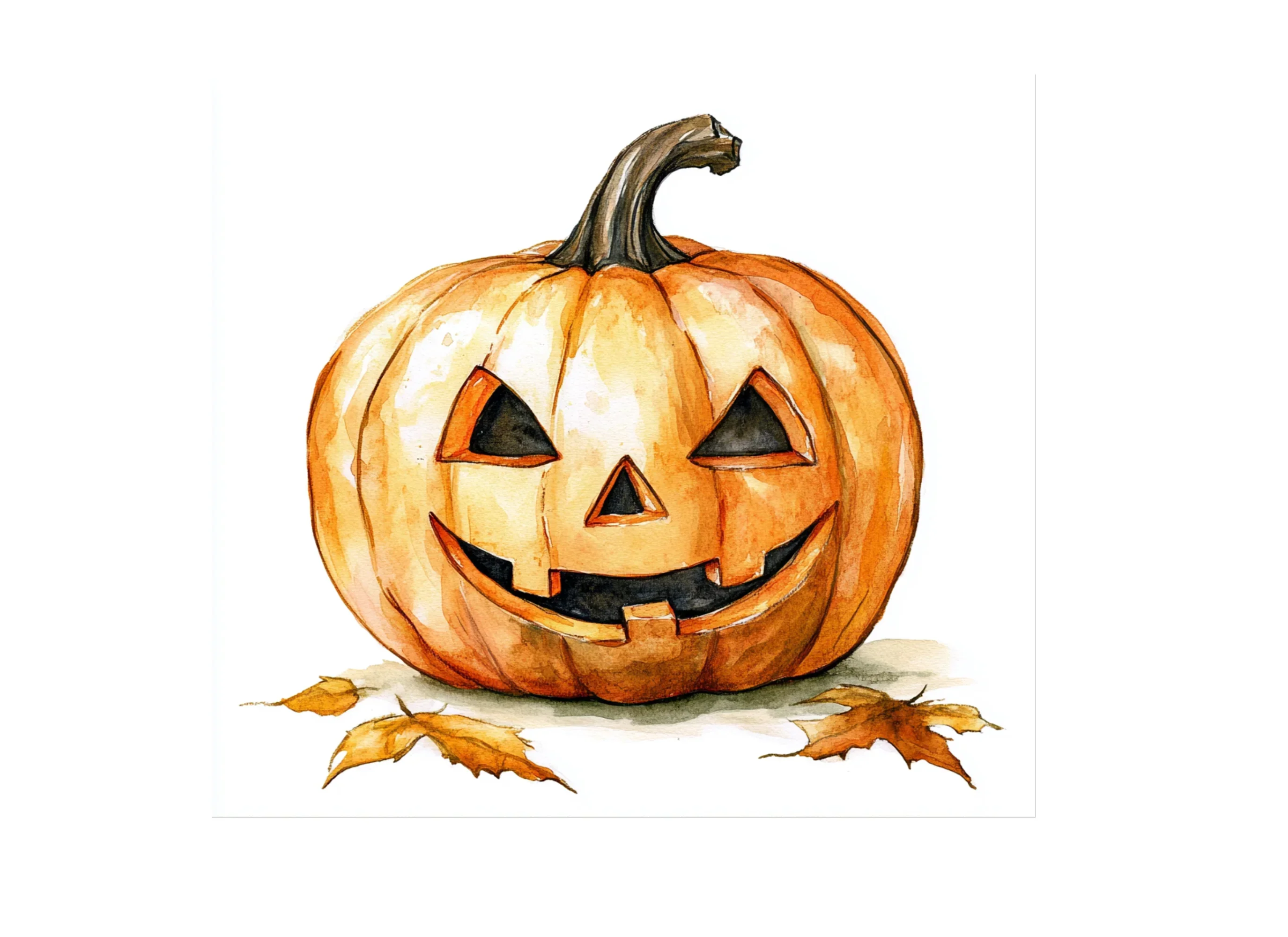 Glowing Jack Lanterns Clipart Bundle - Image 2