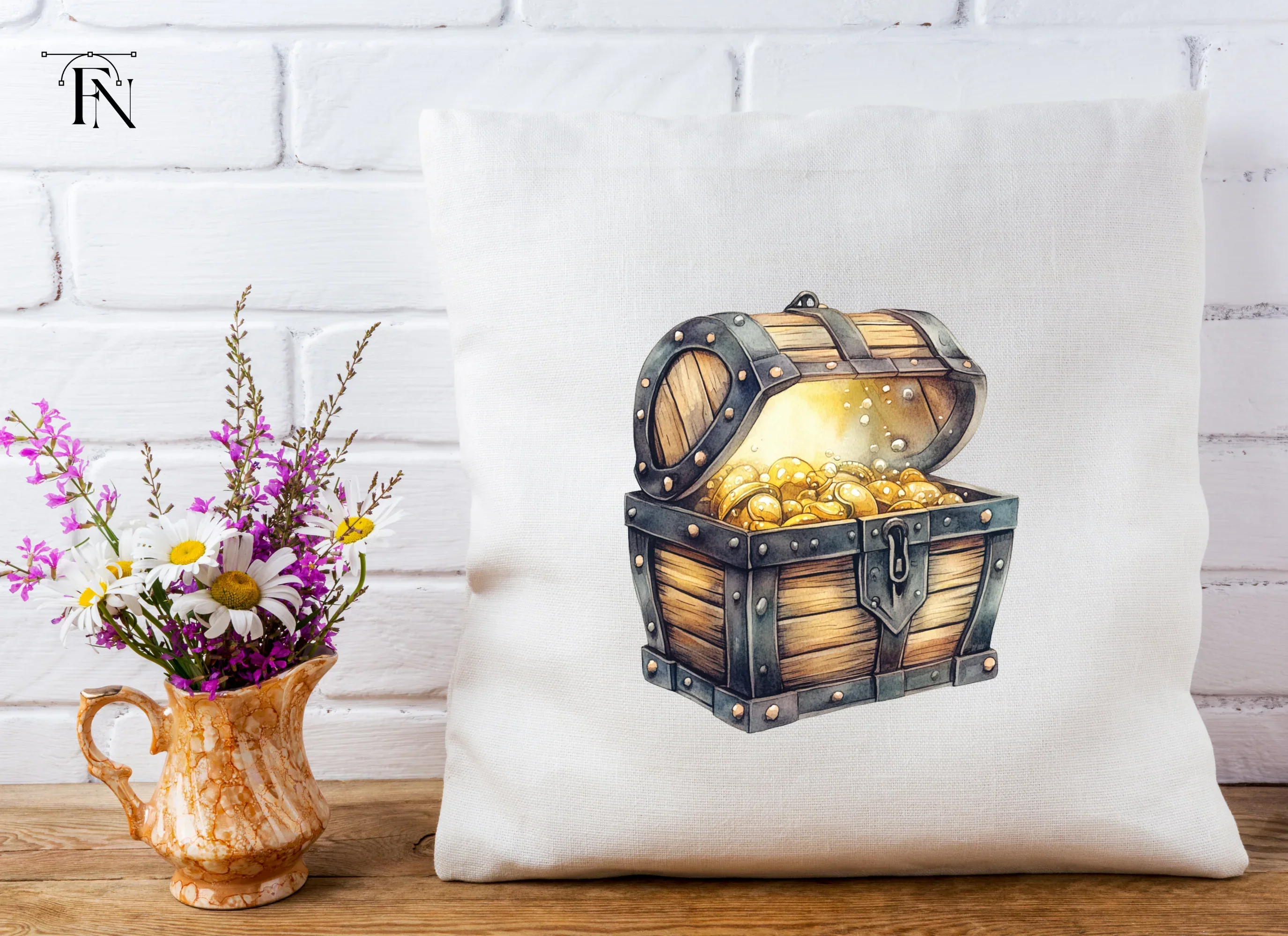 Glowing Treasure Chest Clipart Bundle - Image 4