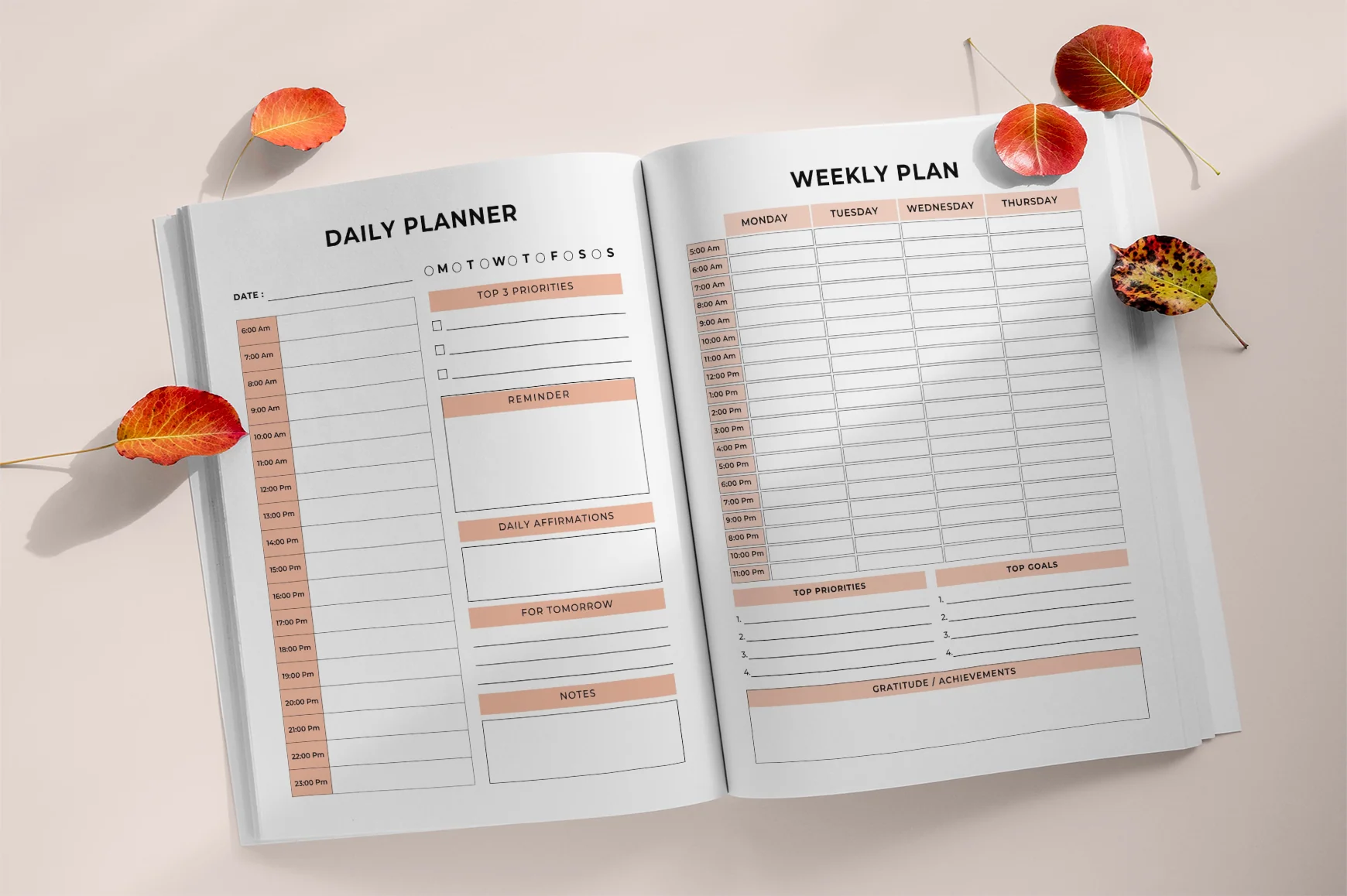 Goal Setting Productivity Motivation Journal - Image 2