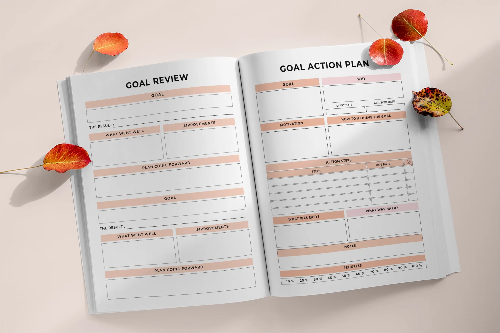 Goal Setting Productivity Motivation Journal - Image 4
