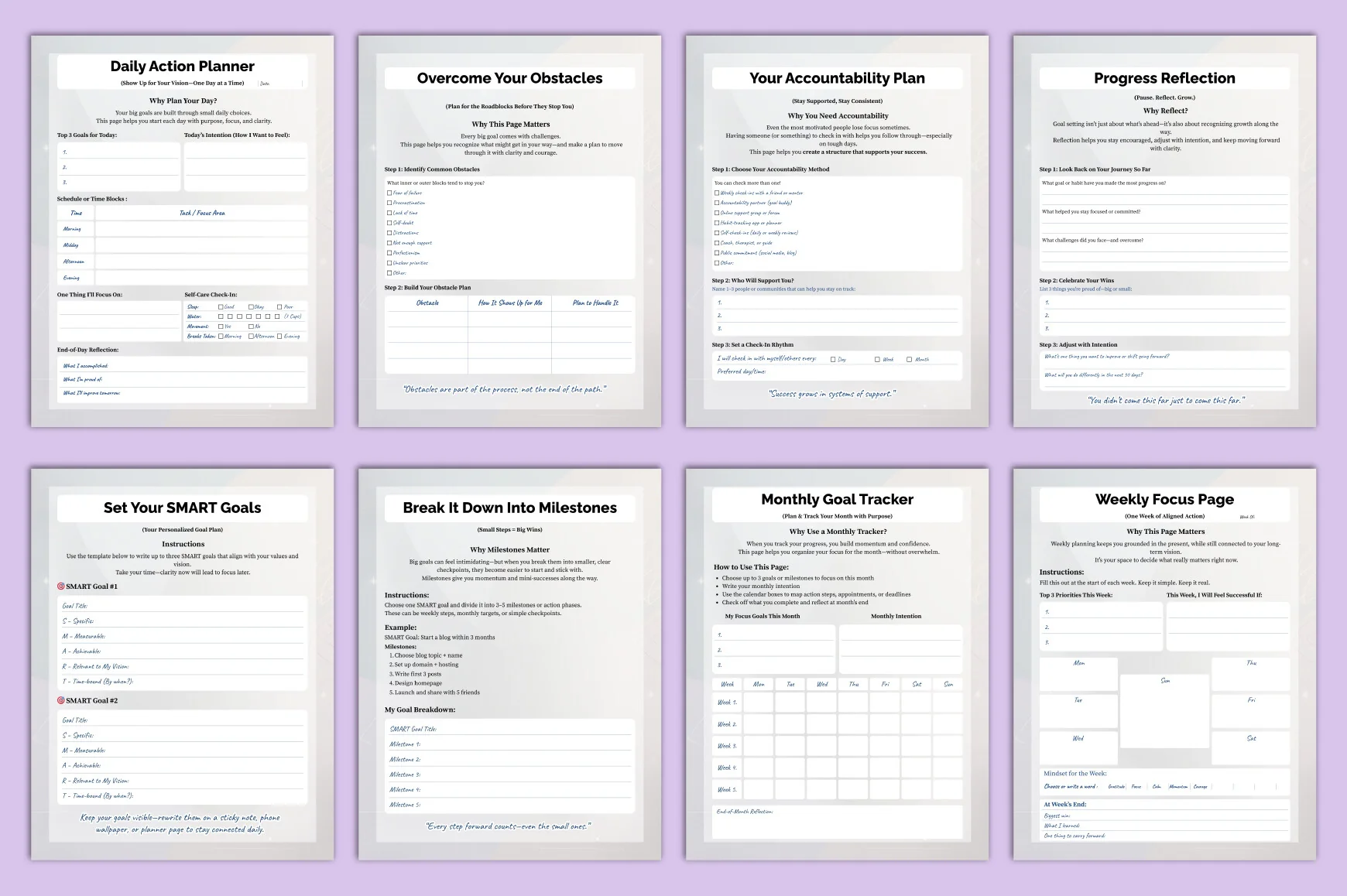 Goal Setting Vision Mapping Planner - Image 3