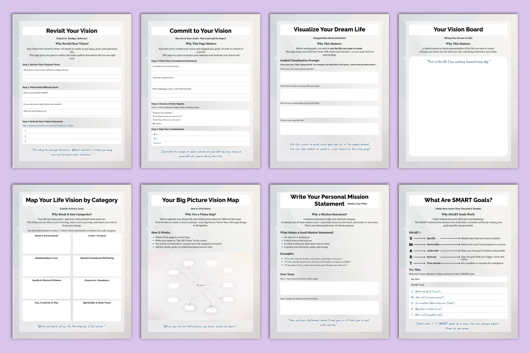 Goal Setting Vision Mapping Planner - Image 4