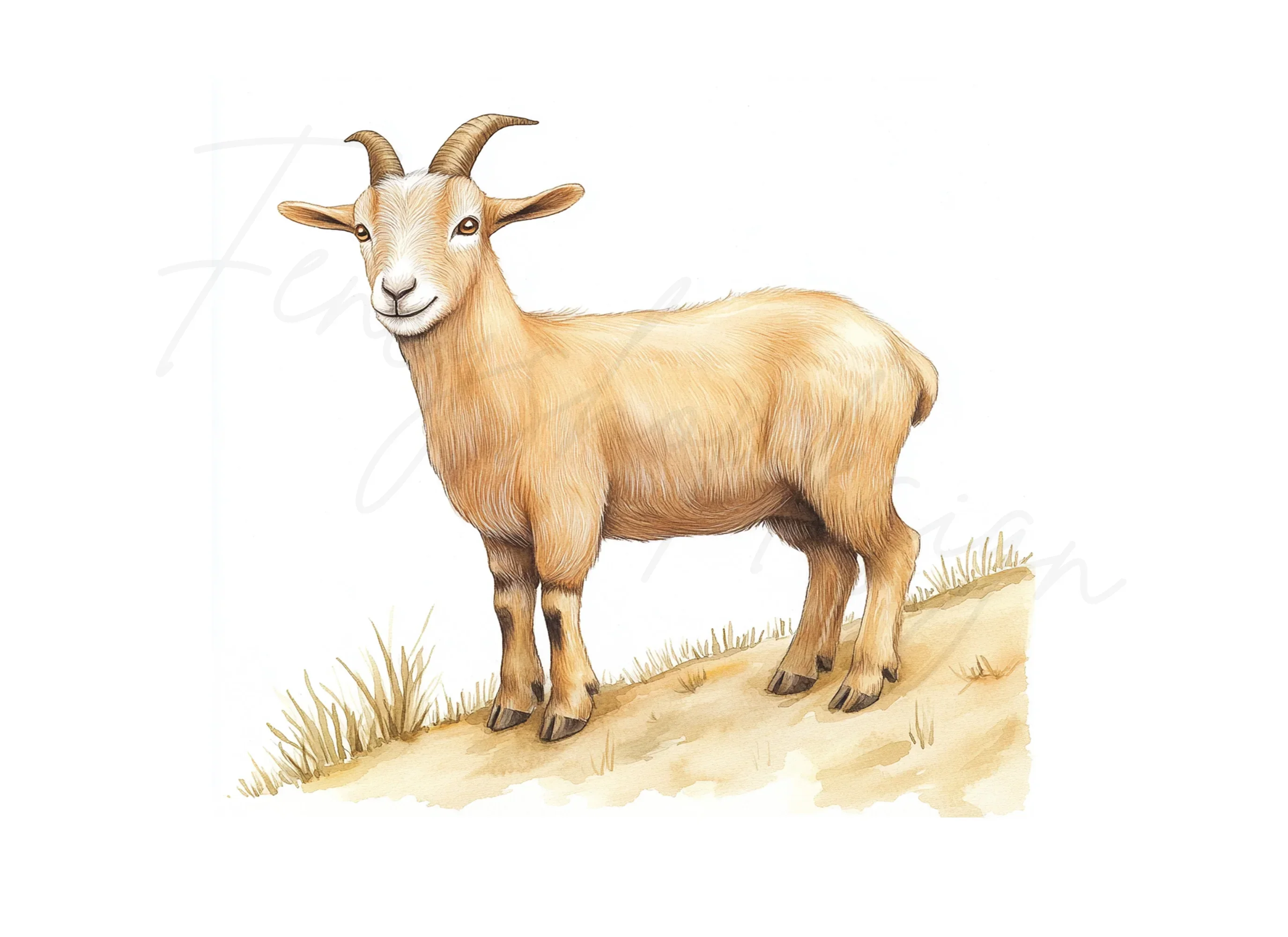 Goat Illustration Clipart Bundle - Image 2