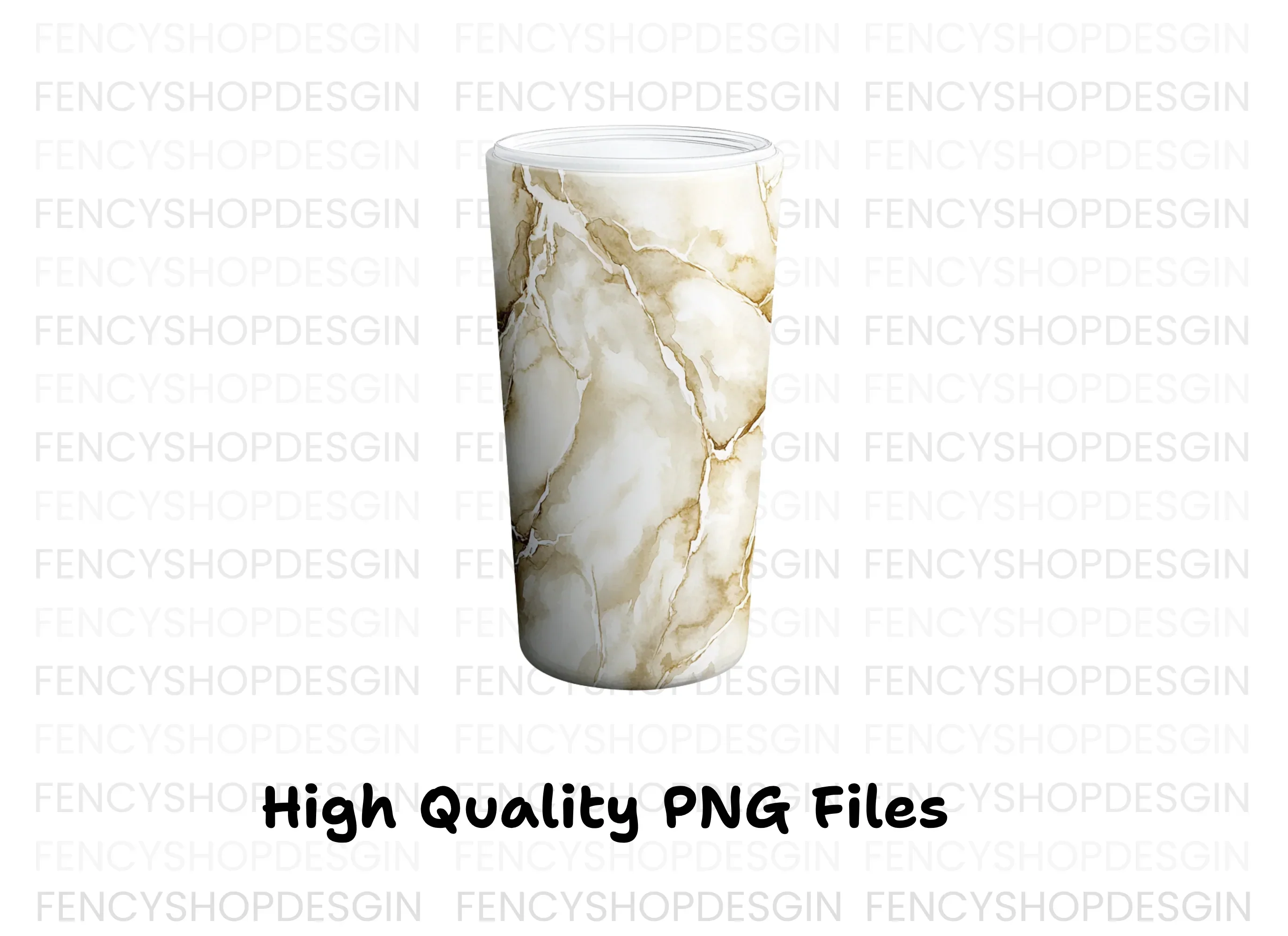 Gold Vein Marble Tumbler Clipart Bundle - Image 5