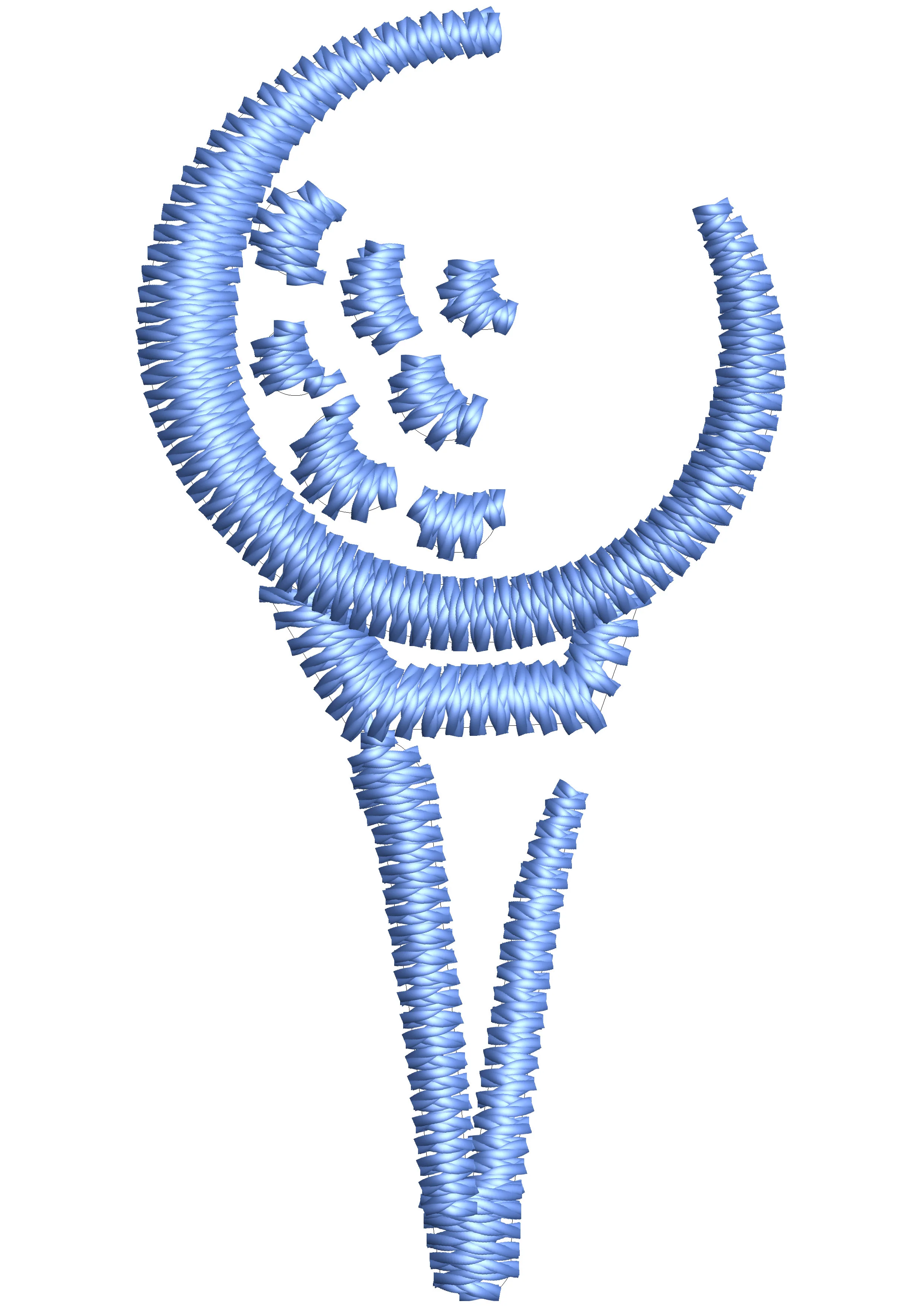 Golf Ball Embroidery Design
