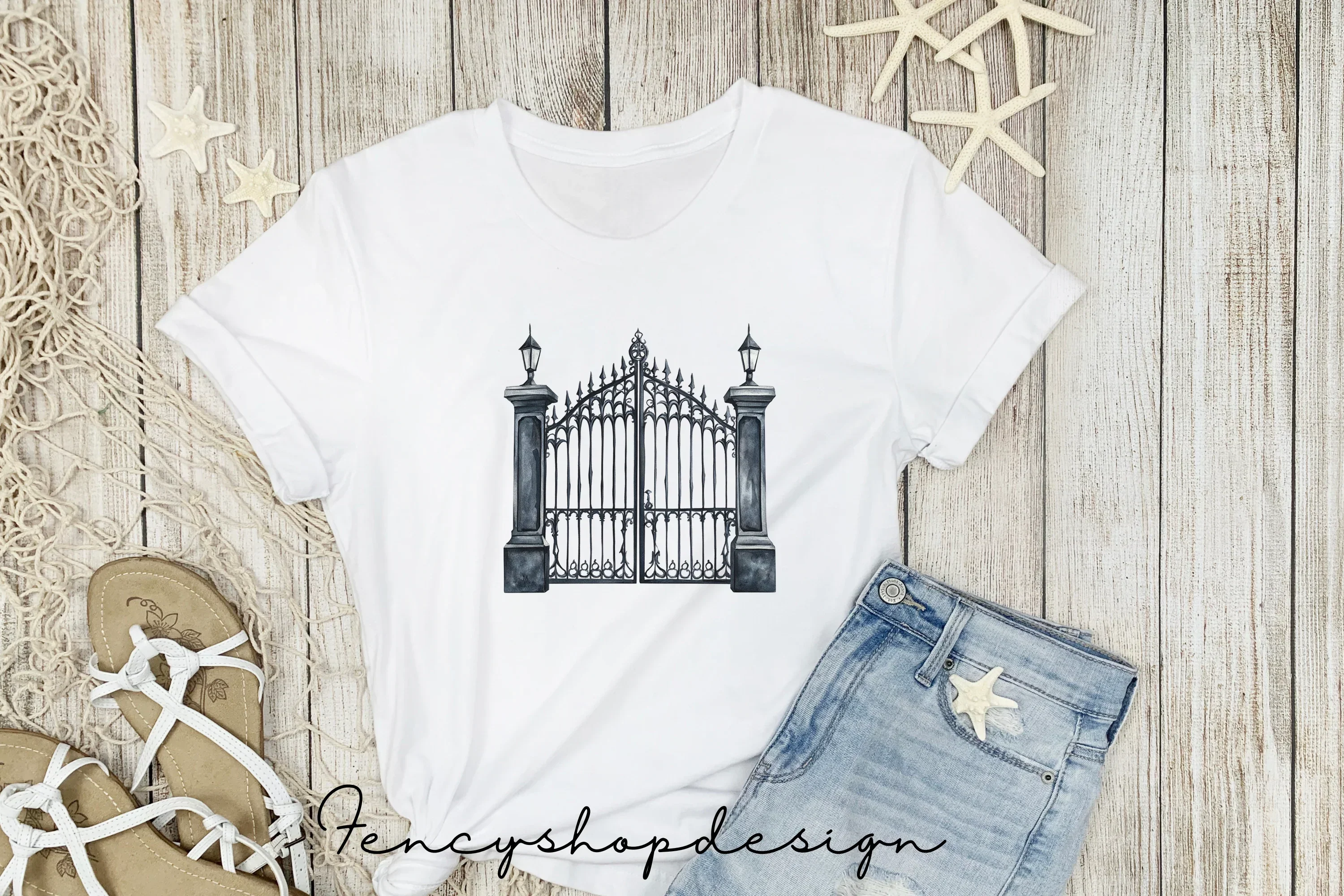 Gothic Fantasy Gates and Arches Clipart Bundle - Image 5
