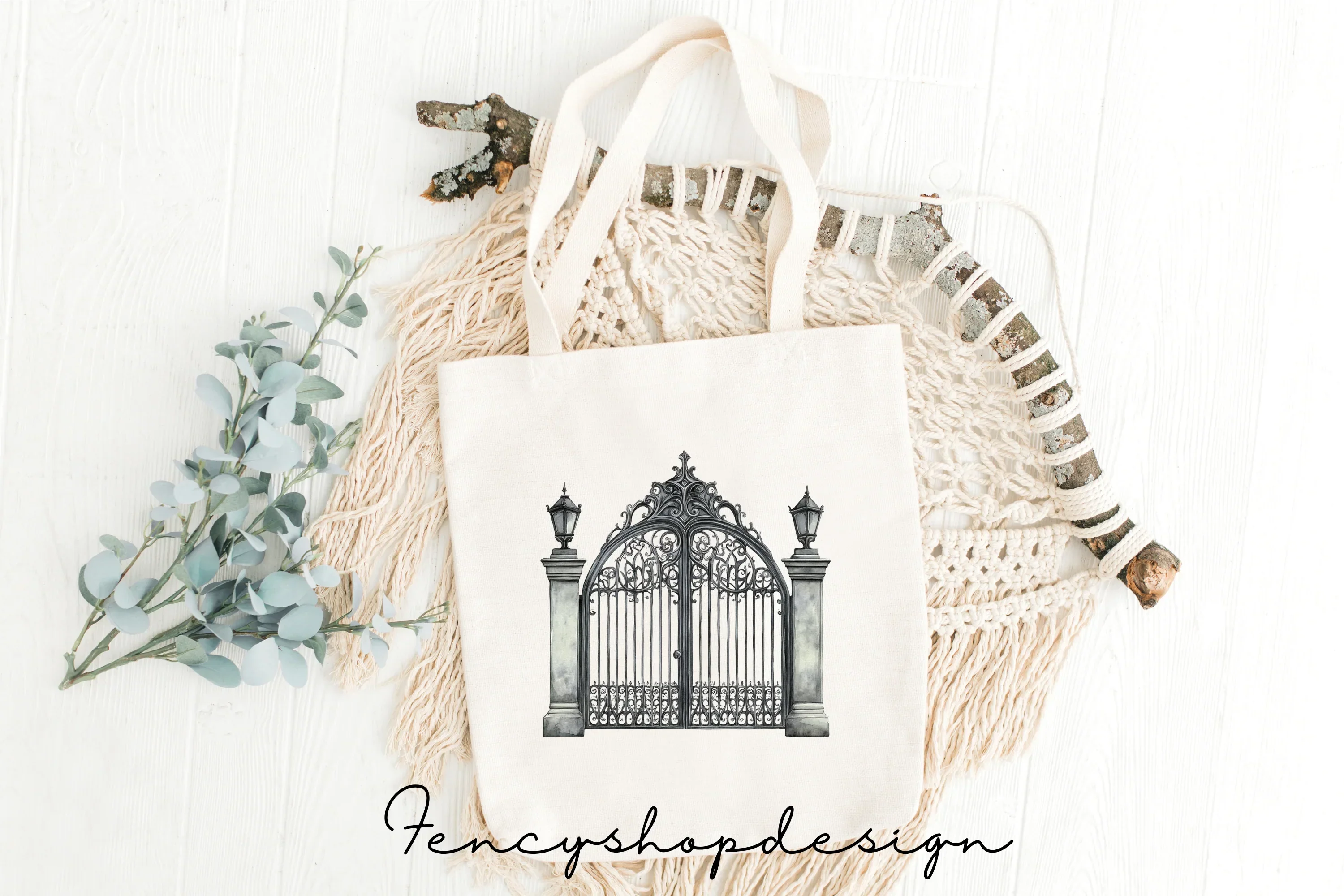 Gothic Fantasy Gates and Arches Clipart Bundle - Image 8